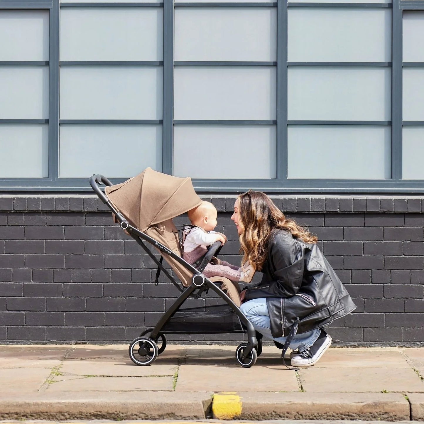 Ickle Bubba Aries Max Autofold Stroller - Black - mezetto ebebek ebebek