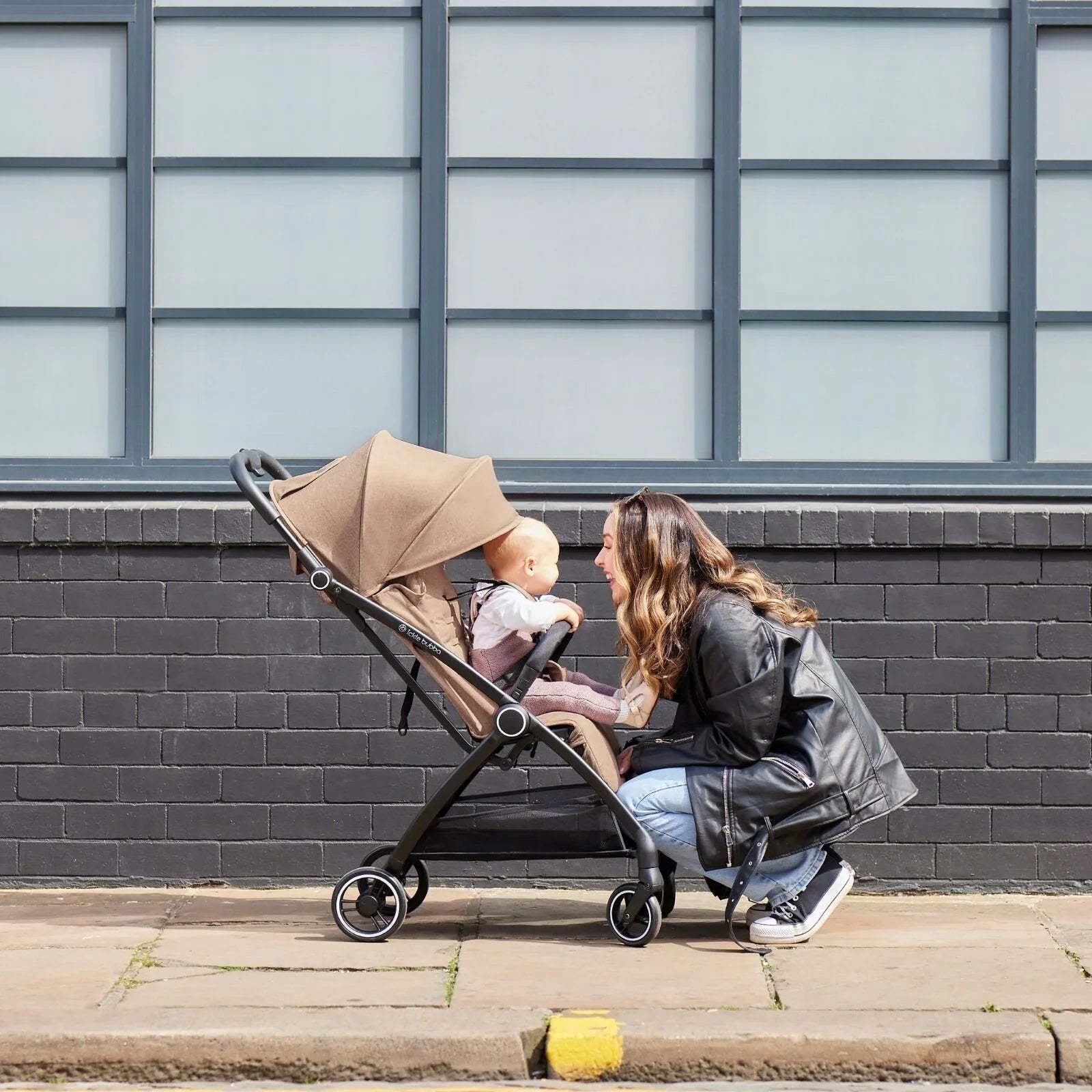 Ickle Bubba Aries Max Autofold Stroller - Black - mezetto ebebek ebebek