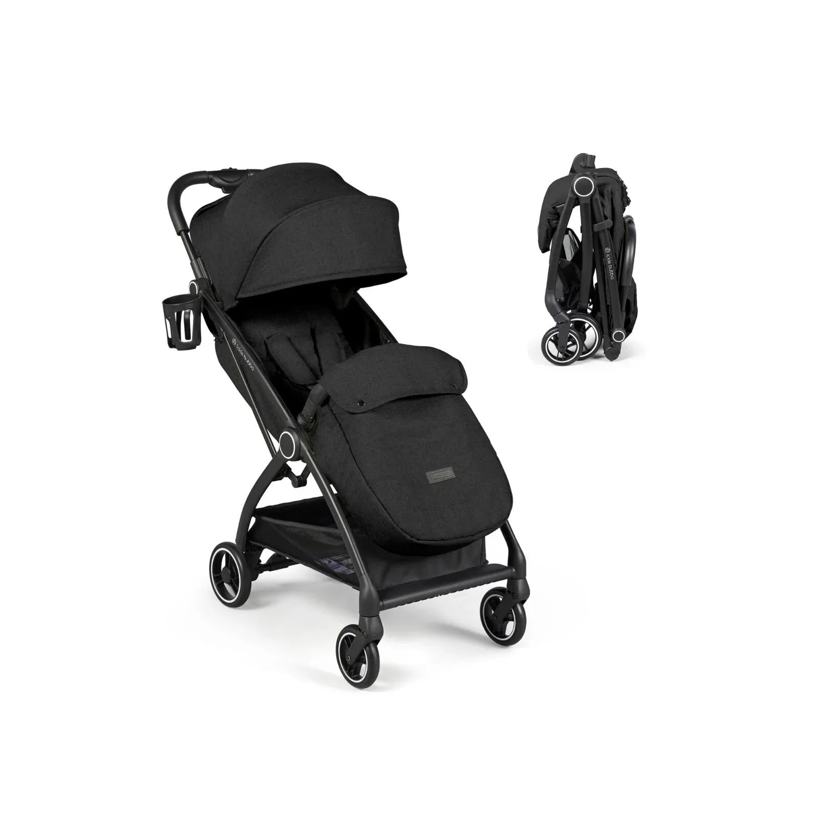 Ickle Bubba Aries Max Autofold Stroller - Black - mezetto ebebek ebebek