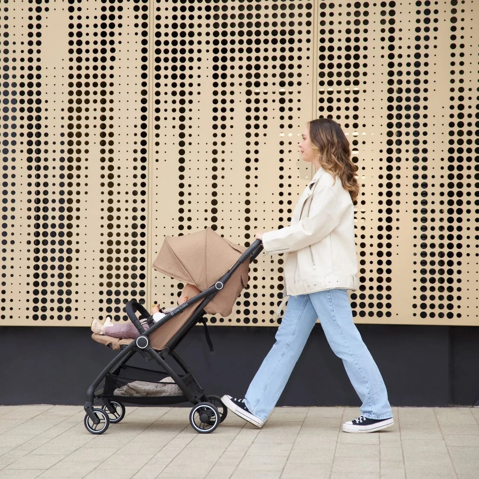 Ickle Bubba Aries Max Autofold Stroller - Black - mezetto ebebek ebebek