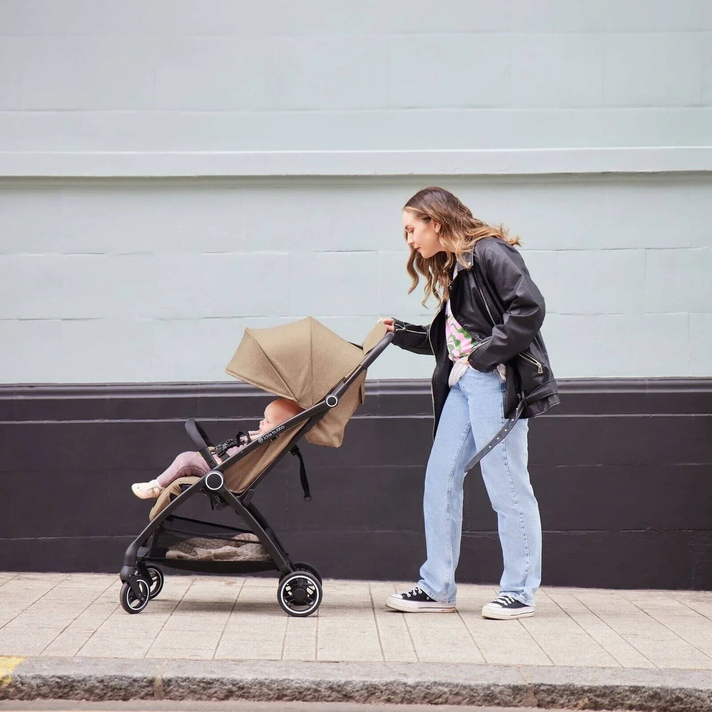 Ickle Bubba Aries Max Autofold Stroller - Black - mezetto ebebek ebebek