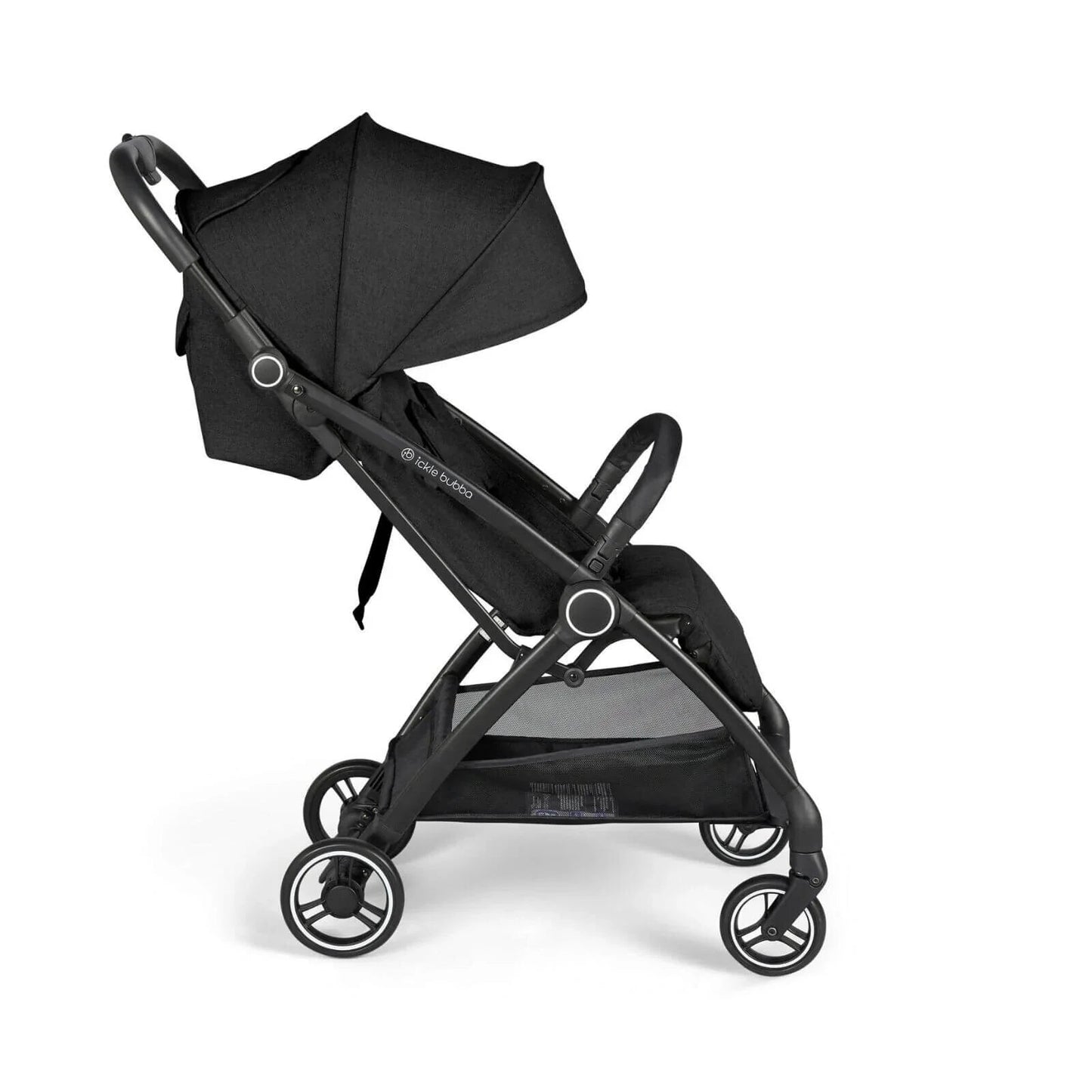 Ickle Bubba Aries Max Autofold Stroller - Black - mezetto ebebek ebebek