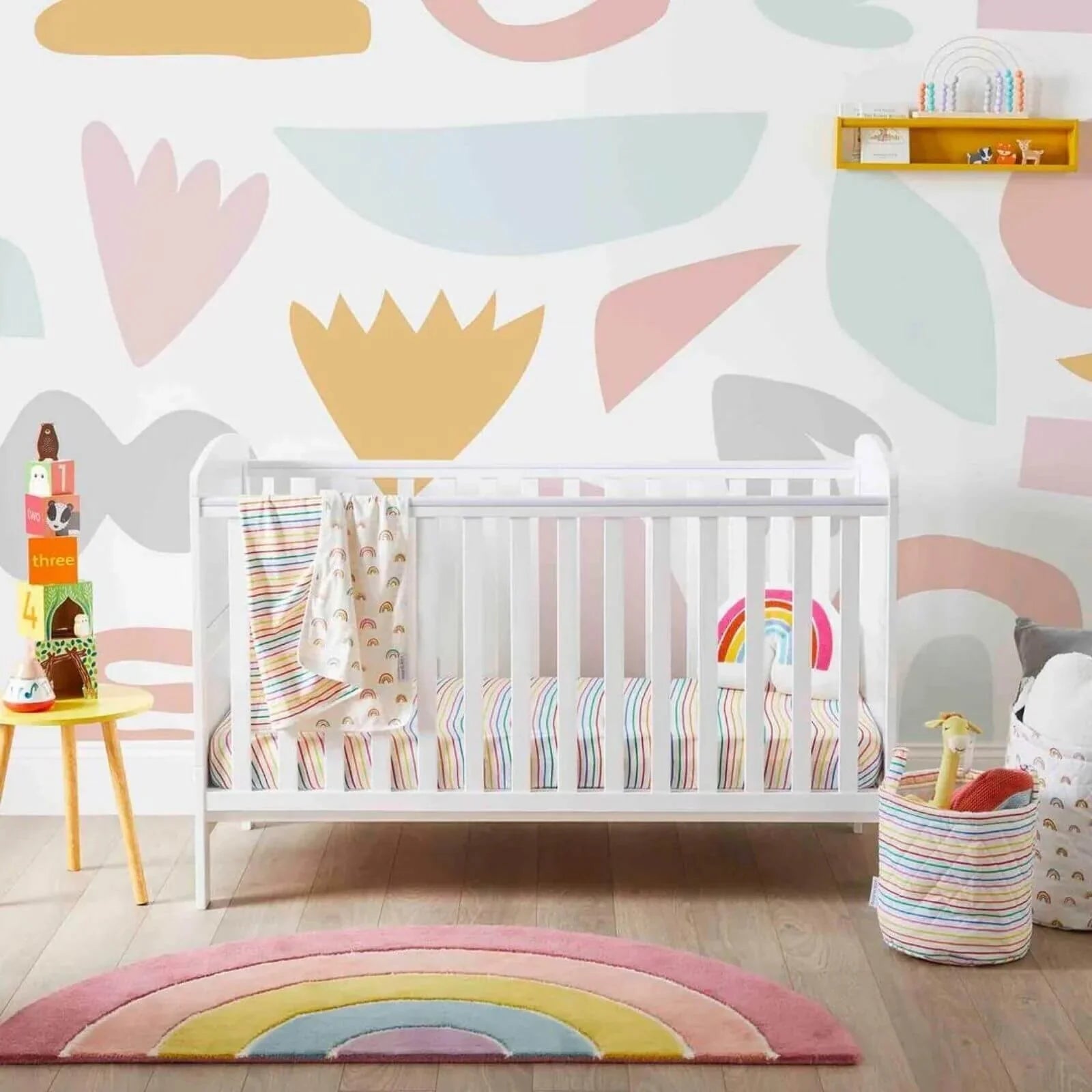 Ickle Bubba Coleby Classic Cot Bed White - Without Mattress - mezetto ebebek ebebek