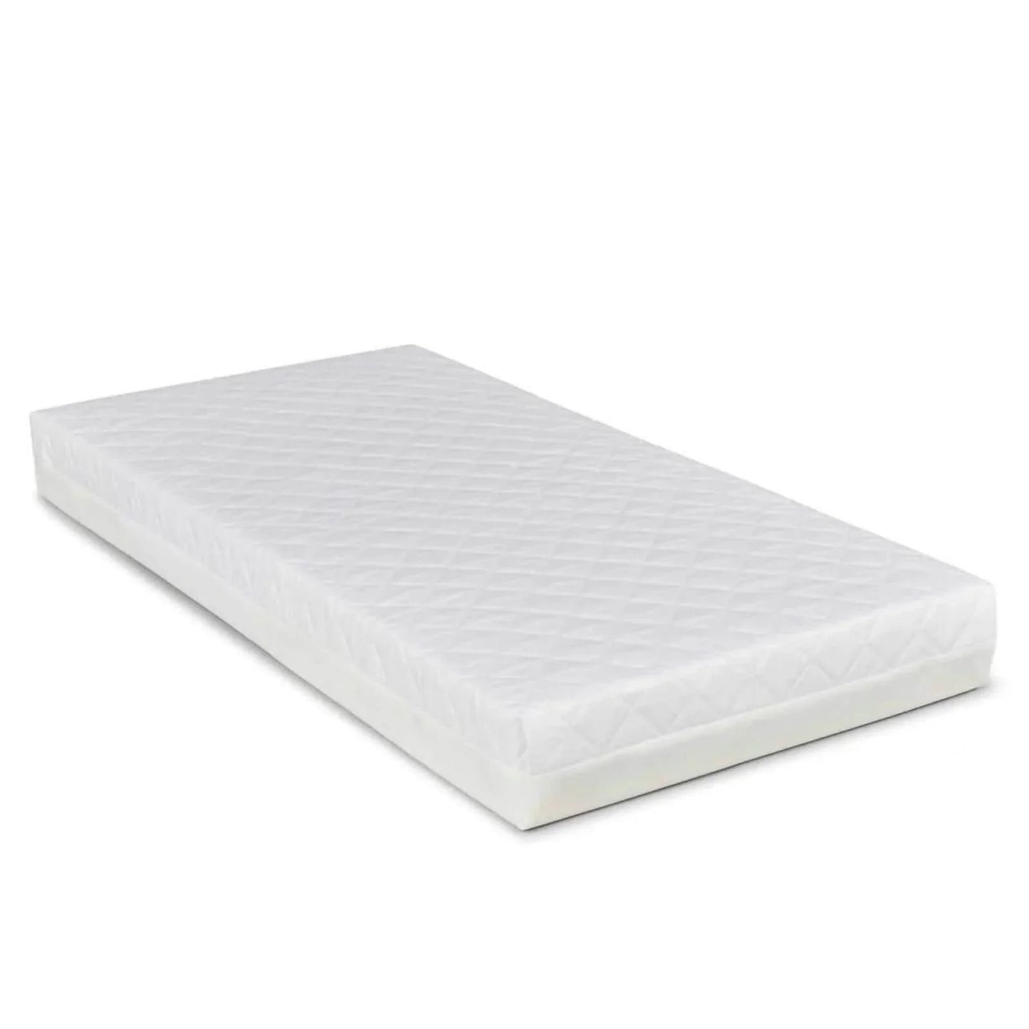 Ickle Bubba Coleby Mini Cot Bed & Under Drawer White - Premium Sprung Mattress - mezetto ebebek ebebek