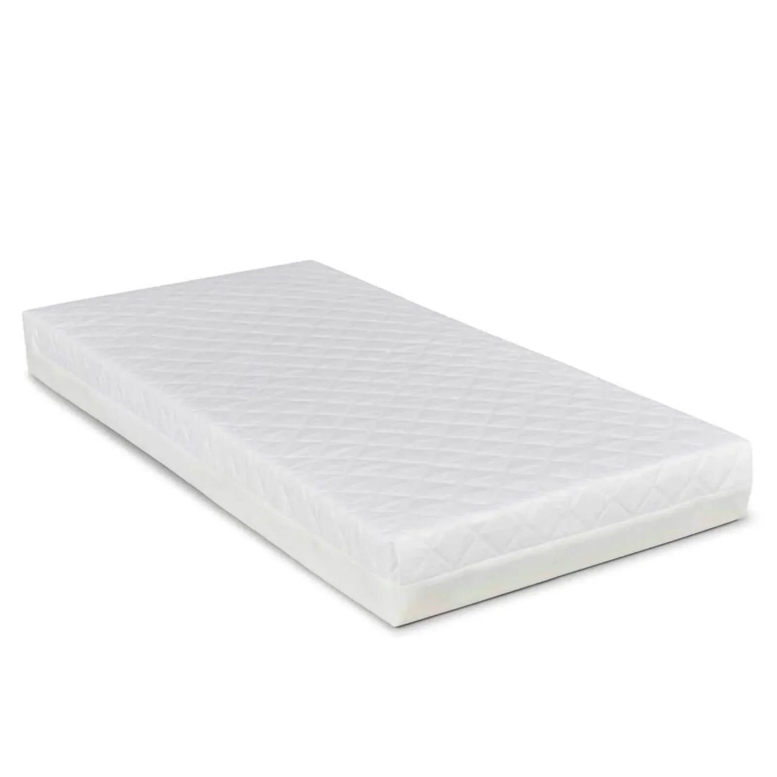 Ickle Bubba Coleby Mini Cot Bed & Under Drawer White - Premium Sprung Mattress - mezetto ebebek ebebek