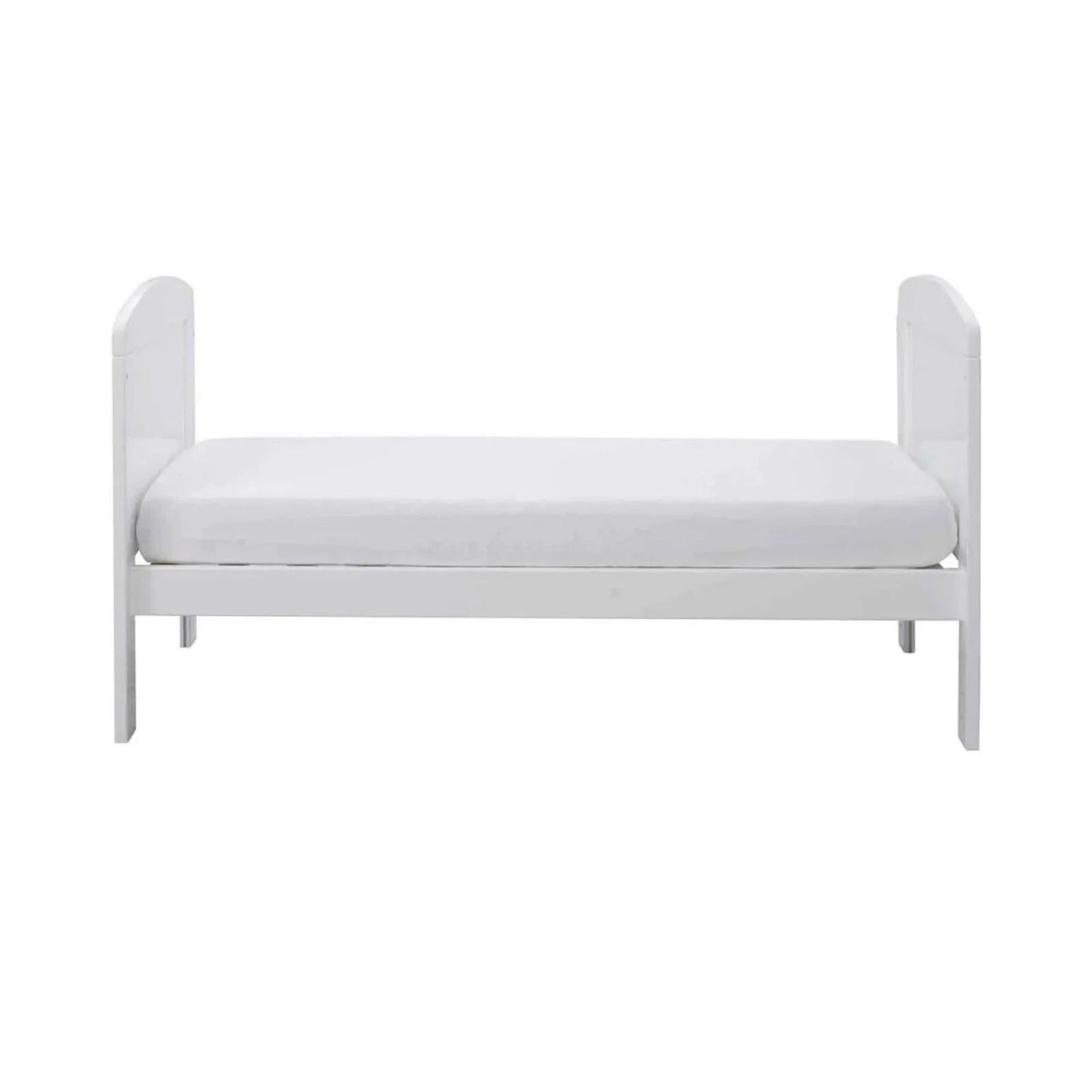 Ickle Bubba Coleby Mini Cot Bed White - Fibre Mattress - mezetto ebebek ebebek