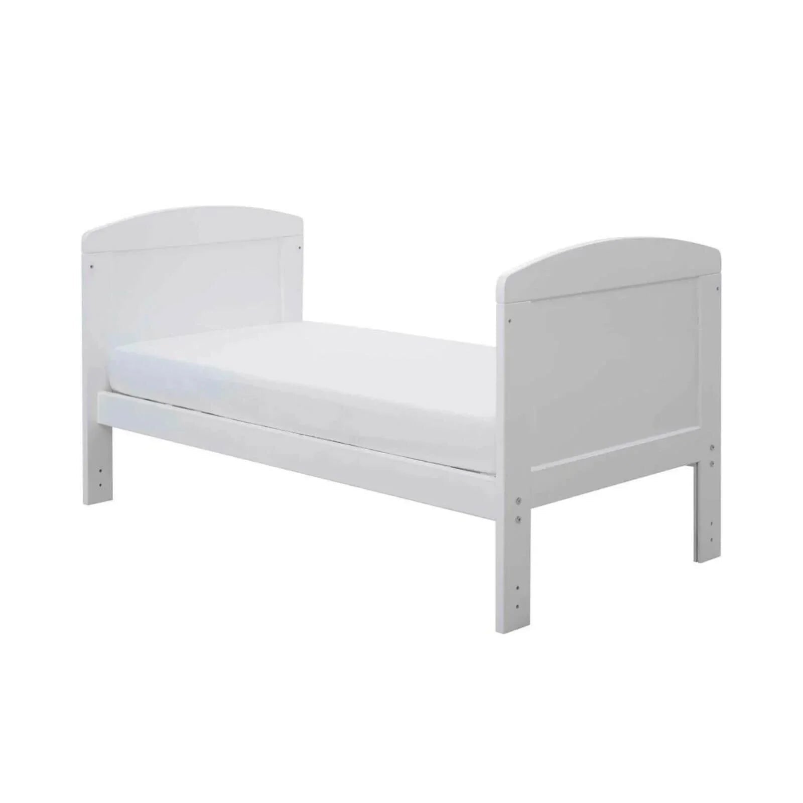 Ickle Bubba Coleby Mini Cot Bed White - Premium Pocket Sprung Mattress - mezetto ebebek ebebek