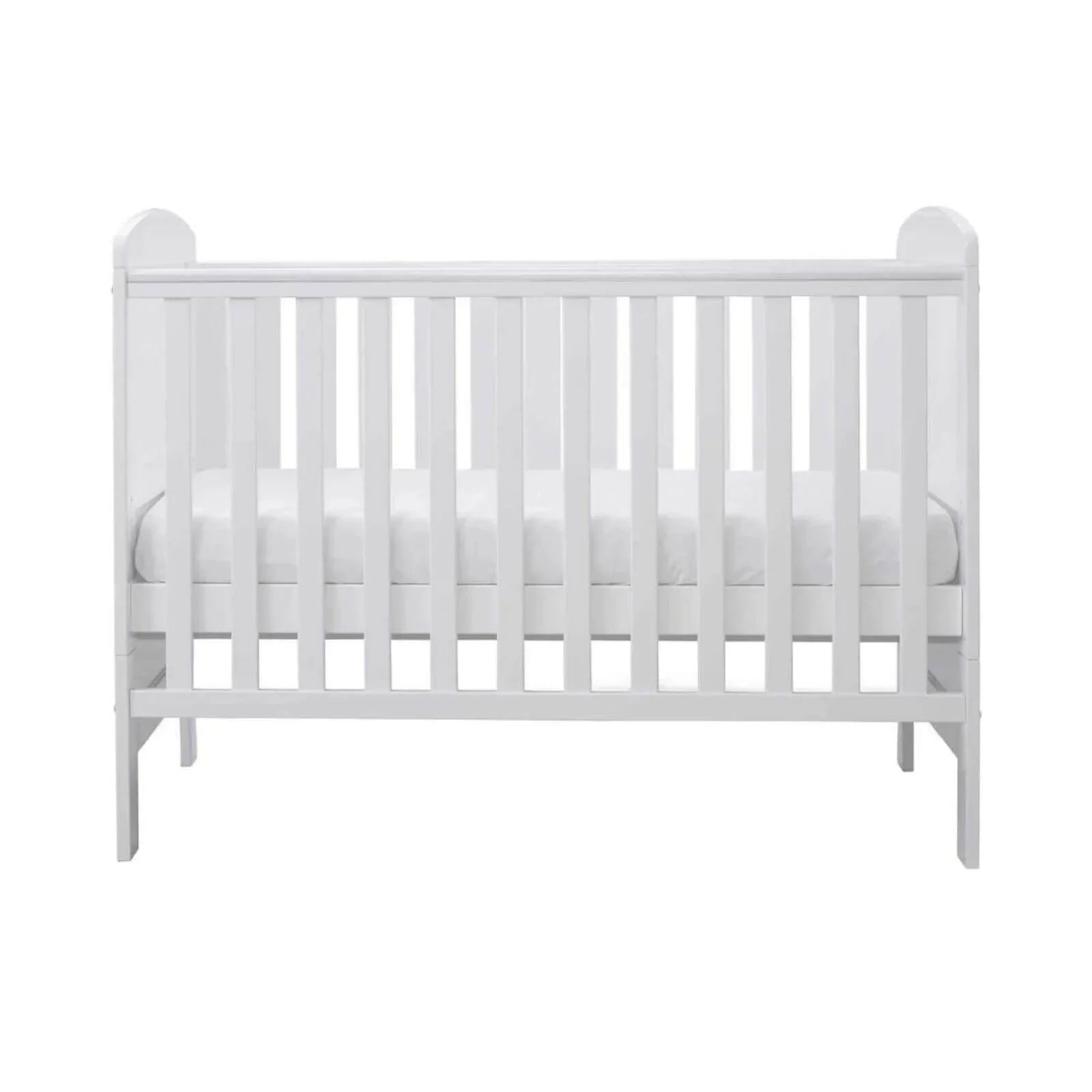 Ickle Bubba Coleby Mini Cot Bed White - Without Mattress - mezetto ebebek ebebek