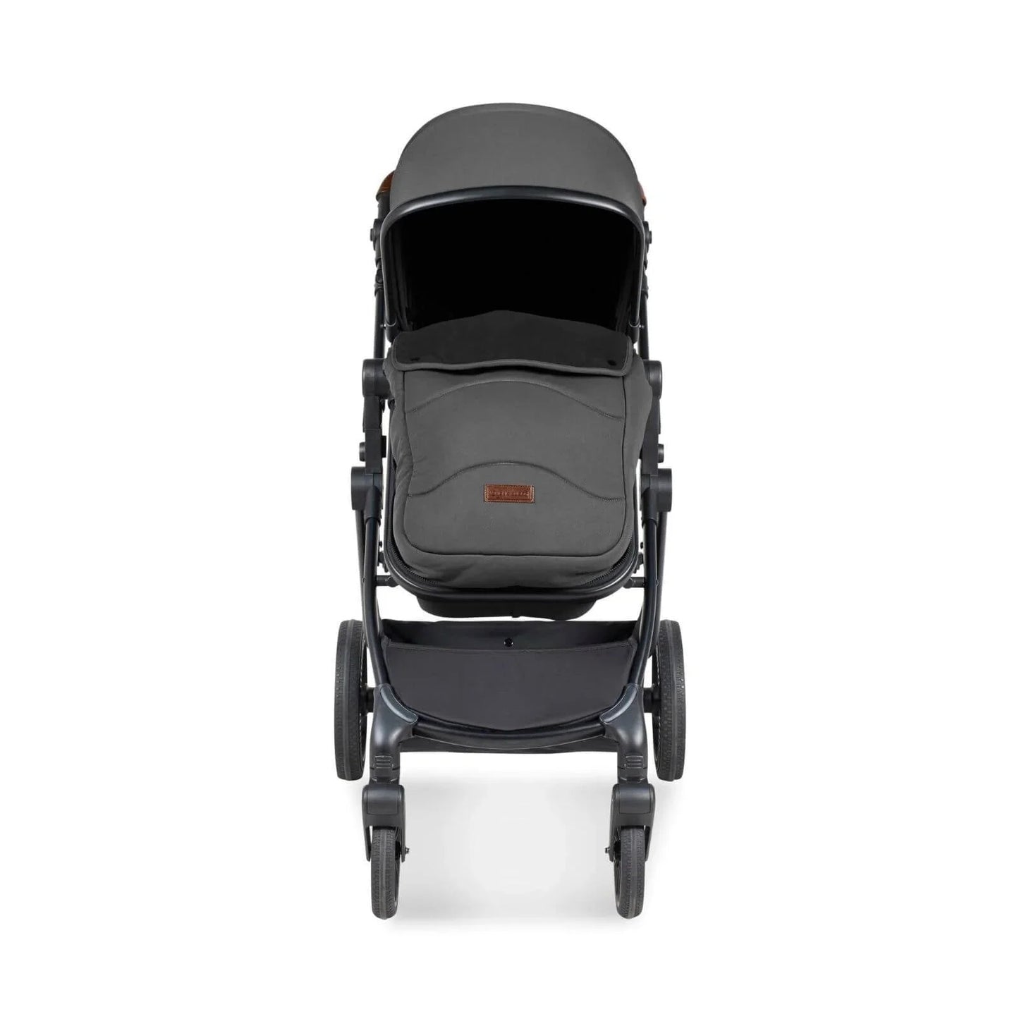 Ickle Bubba Cosmo 2 - in - 1 Pushchair & Carrycot - Black/Graphite Grey/Tan - mezetto ebebek ebebek