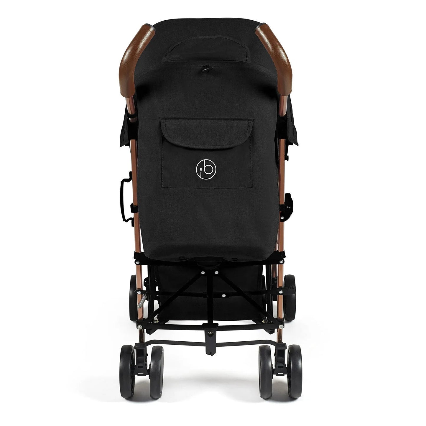 Ickle Bubba Discovery Prime Stroller Black on Rose - mezetto ebebek ebebek