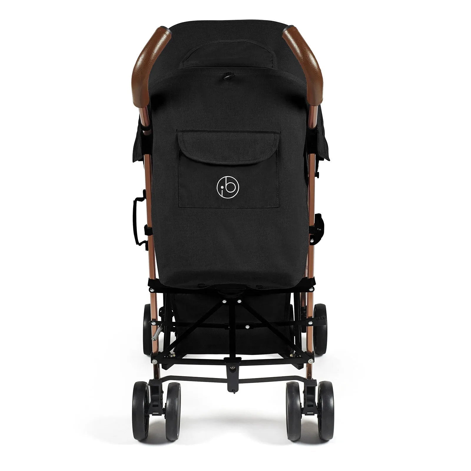Ickle Bubba Discovery Prime Stroller Black on Rose - mezetto ebebek ebebek