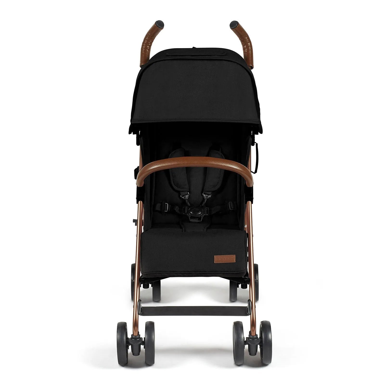 Ickle Bubba Discovery Prime Stroller Black on Rose - mezetto ebebek ebebek
