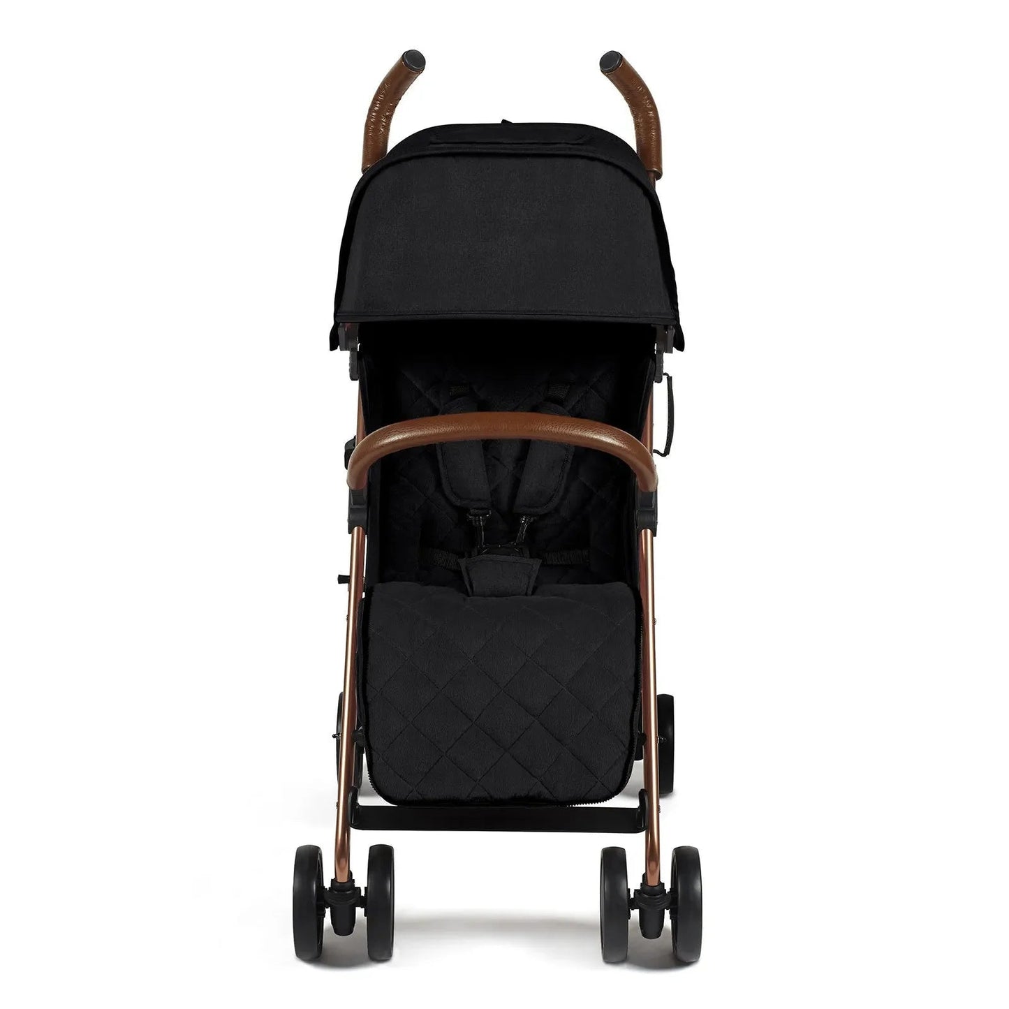 Ickle Bubba Discovery Prime Stroller Black on Rose - mezetto ebebek ebebek
