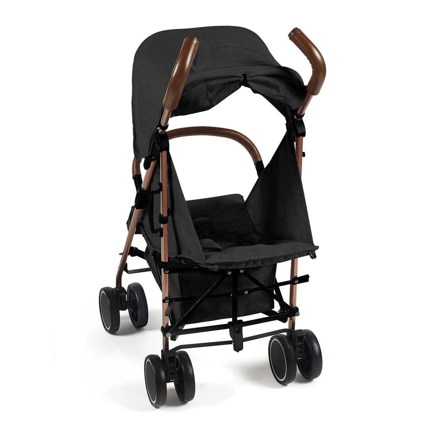 Ickle Bubba Discovery Prime Stroller Black on Rose - mezetto ebebek ebebek
