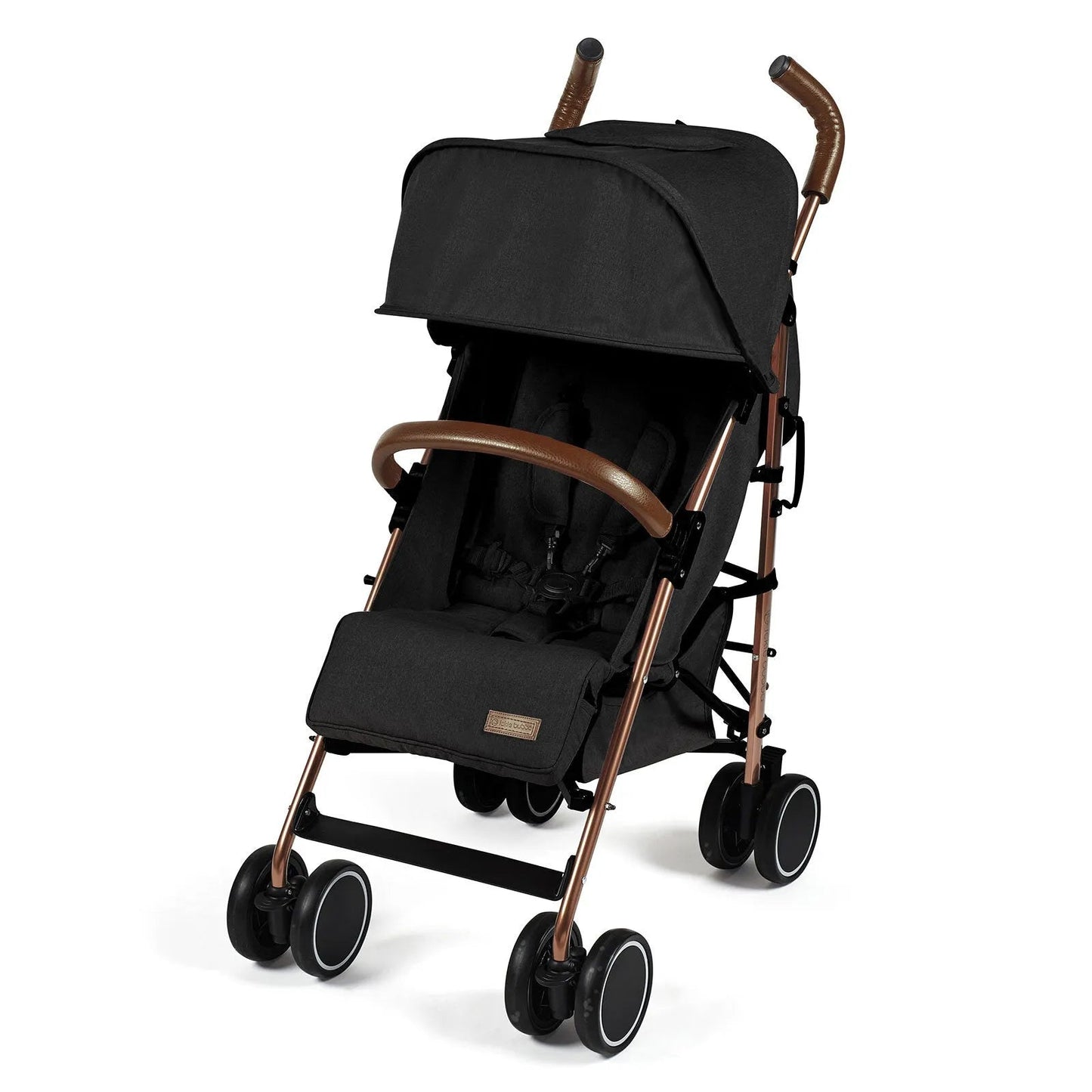 Ickle Bubba Discovery Prime Stroller Black on Rose - mezetto ebebek ebebek