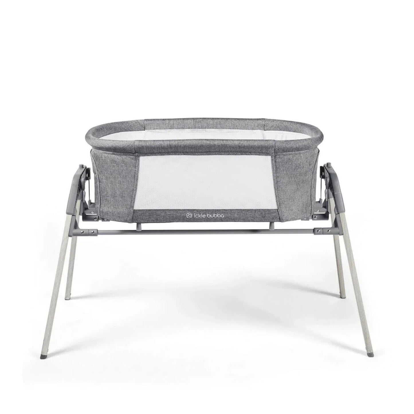 Ickle Bubba Drift Gliding Crib - Ash Grey - mezetto ebebek ebebek