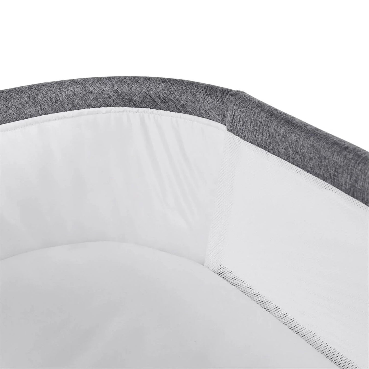 Ickle Bubba Drift Gliding Crib - Ash Grey - mezetto ebebek ebebek