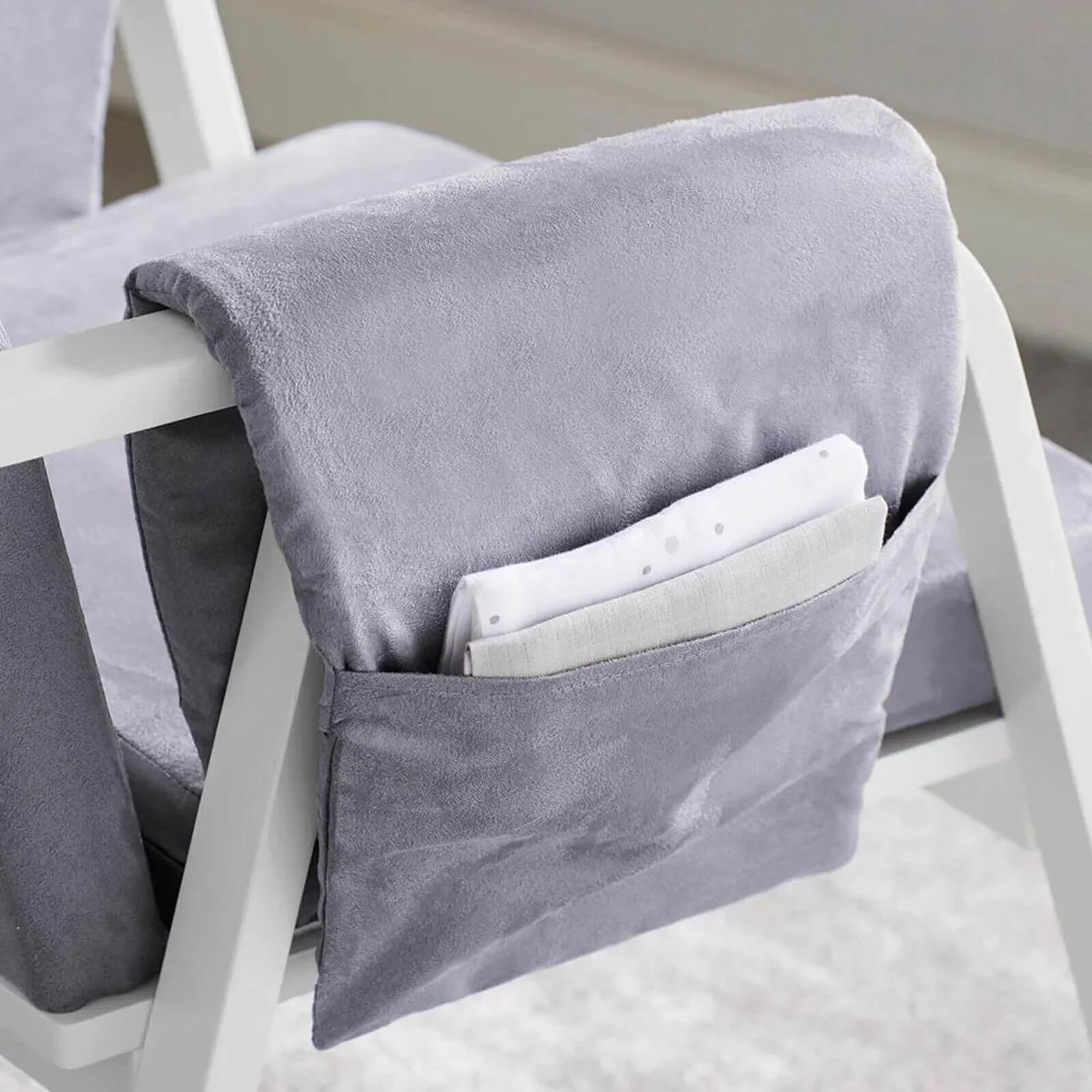 Ickle Bubba Dursley Rocking Chair - Pearl Grey - mezetto ebebek ebebek