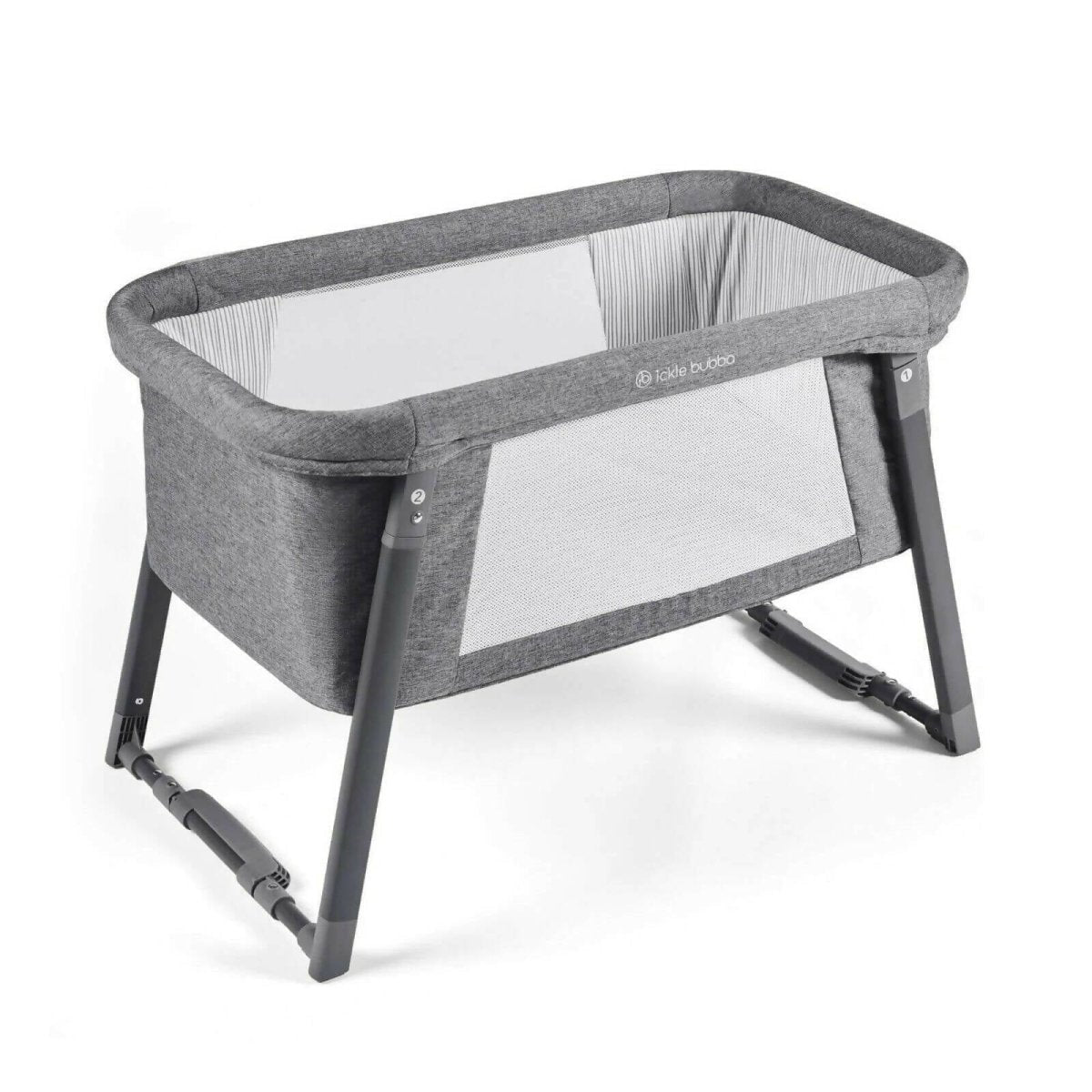Ickle Bubba Mini Rocker Crib - Space Grey - mezetto ebebek ebebek