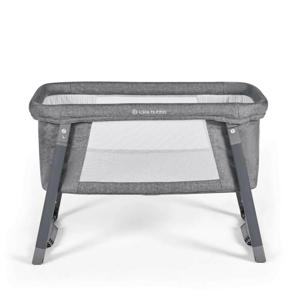 Ickle Bubba Mini Rocker Crib - Space Grey - mezetto ebebek ebebek