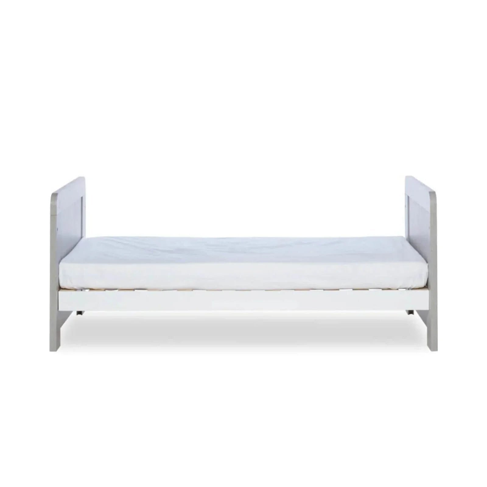Ickle Bubba Pembrey Cot Bed Ash Grey - Premium Sprung Mattress - mezetto ebebek ebebek