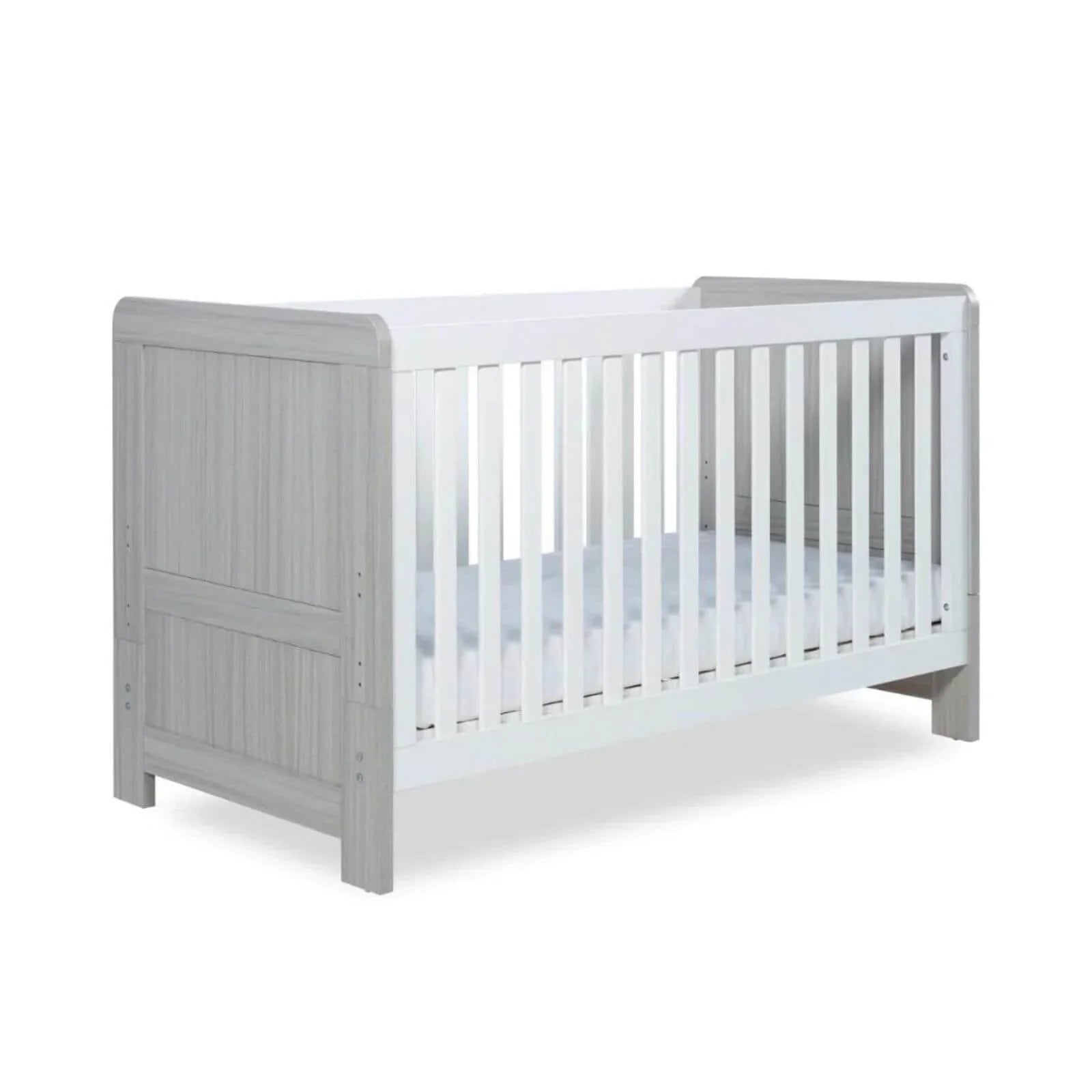 Ickle Bubba Pembrey Cot Bed Ash Grey - Without Mattress - mezetto ebebek ebebek