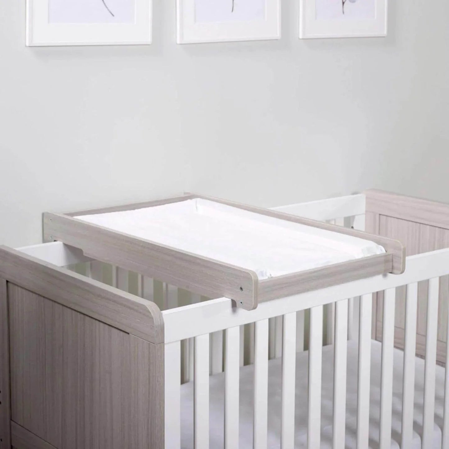 Ickle Bubba Pembrey Cot Top Changer - Ash Grey - mezetto ebebek ebebek