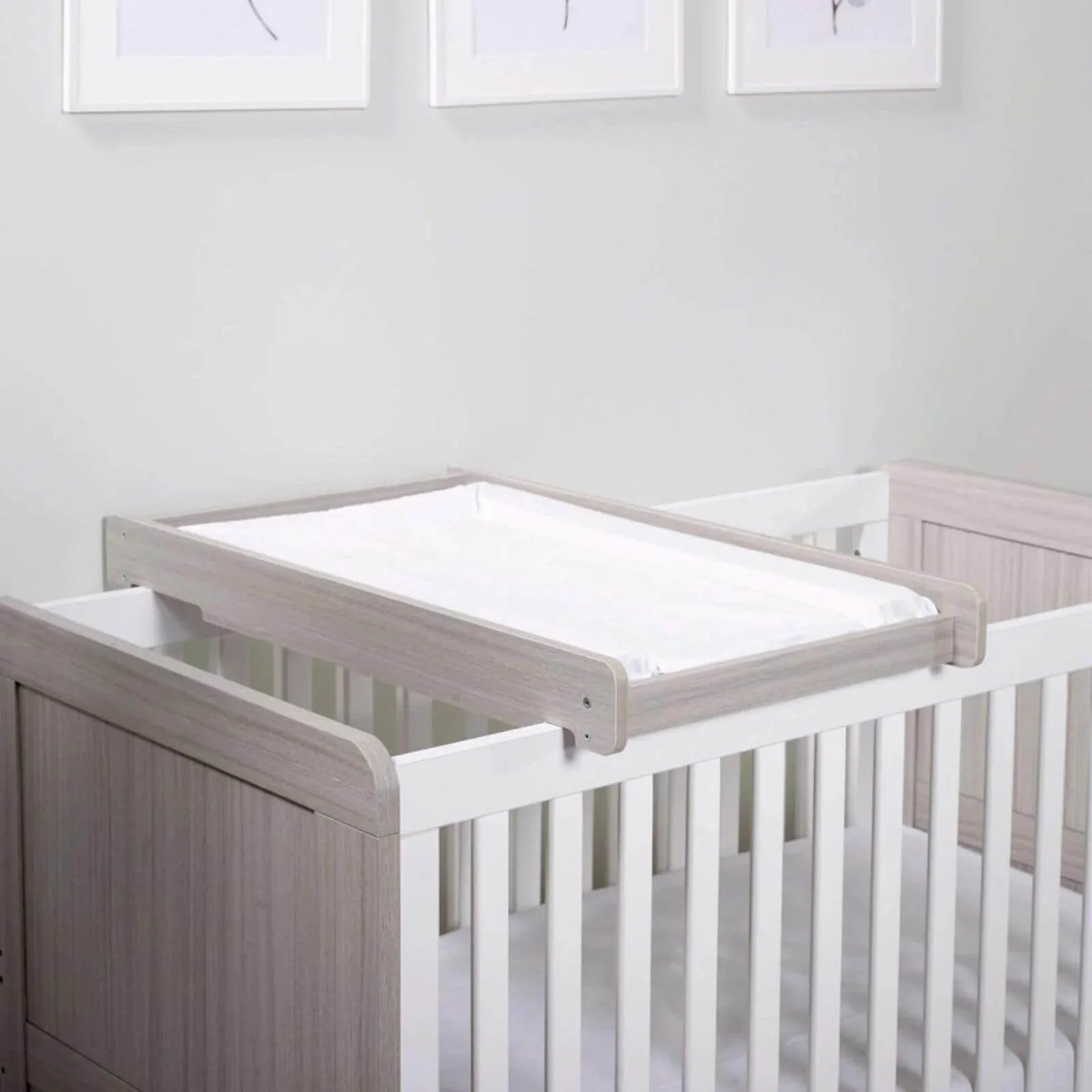 Ickle Bubba Pembrey Cot Top Changer - Ash Grey - mezetto ebebek ebebek