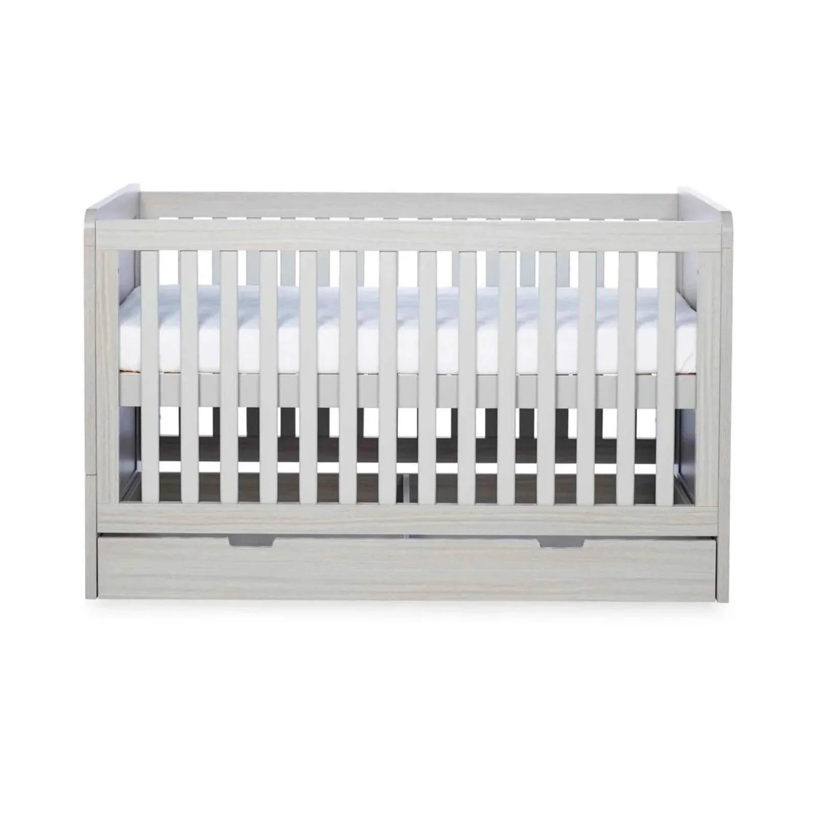 Ickle Bubba Pembrey Furniture Set Under Drawer Ash Grey 3 pcs - Premium Pocket Sprung Mattress - mezetto ebebek ebebek