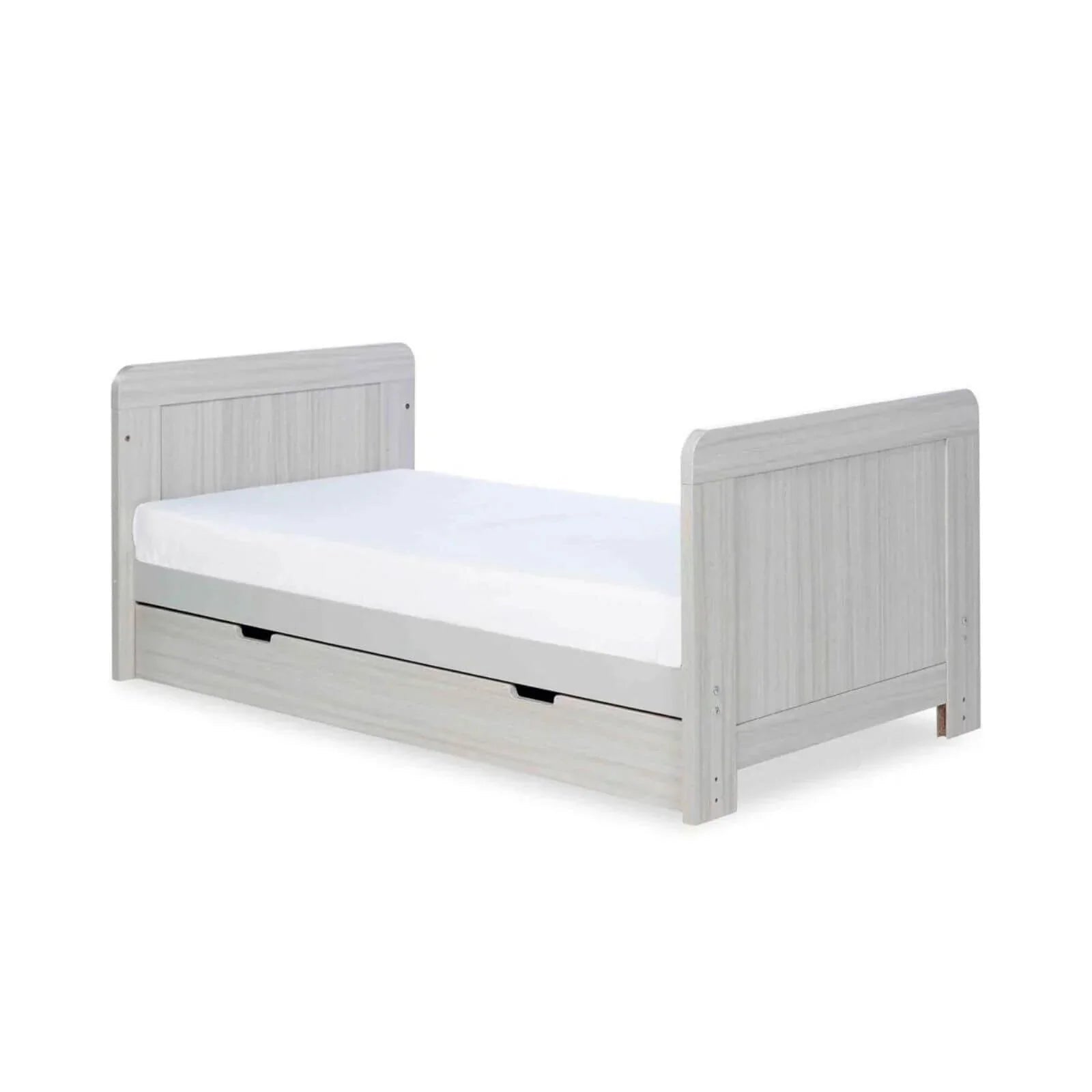 Ickle Bubba Pembrey Furniture Set Under Drawer Ash Grey 3 pcs - Premium Sprung Mattress - mezetto ebebek ebebek