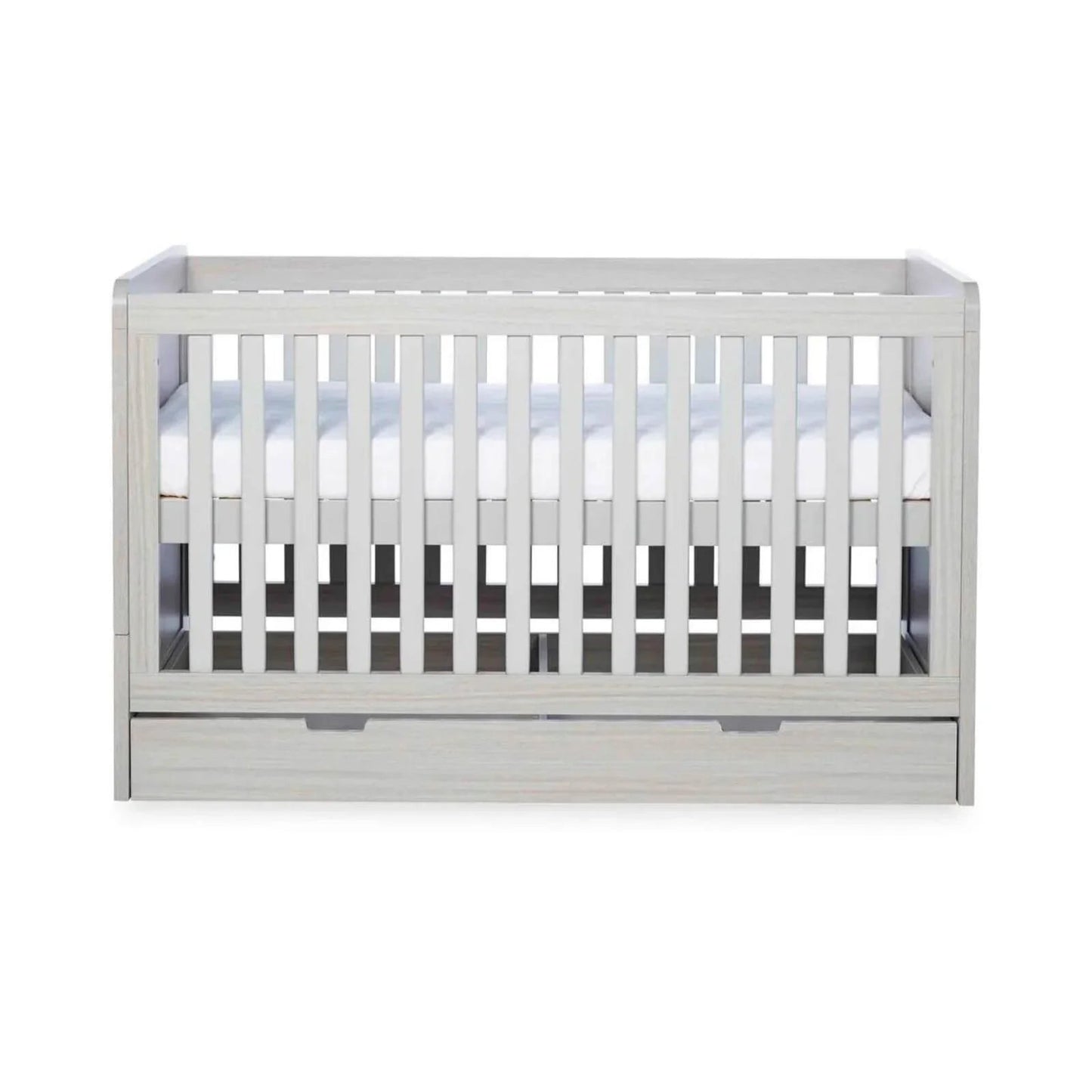 Ickle Bubba Pembrey Furniture Set Under Drawer Ash Grey 3 pcs - Premium Sprung Mattress - mezetto ebebek ebebek