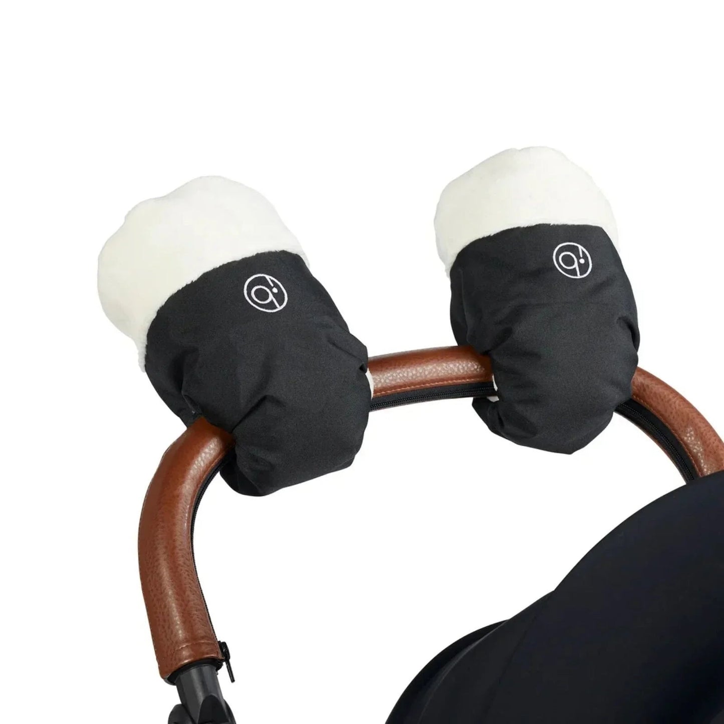 Ickle Bubba Pram Mitts - Black - mezetto ebebek ebebek