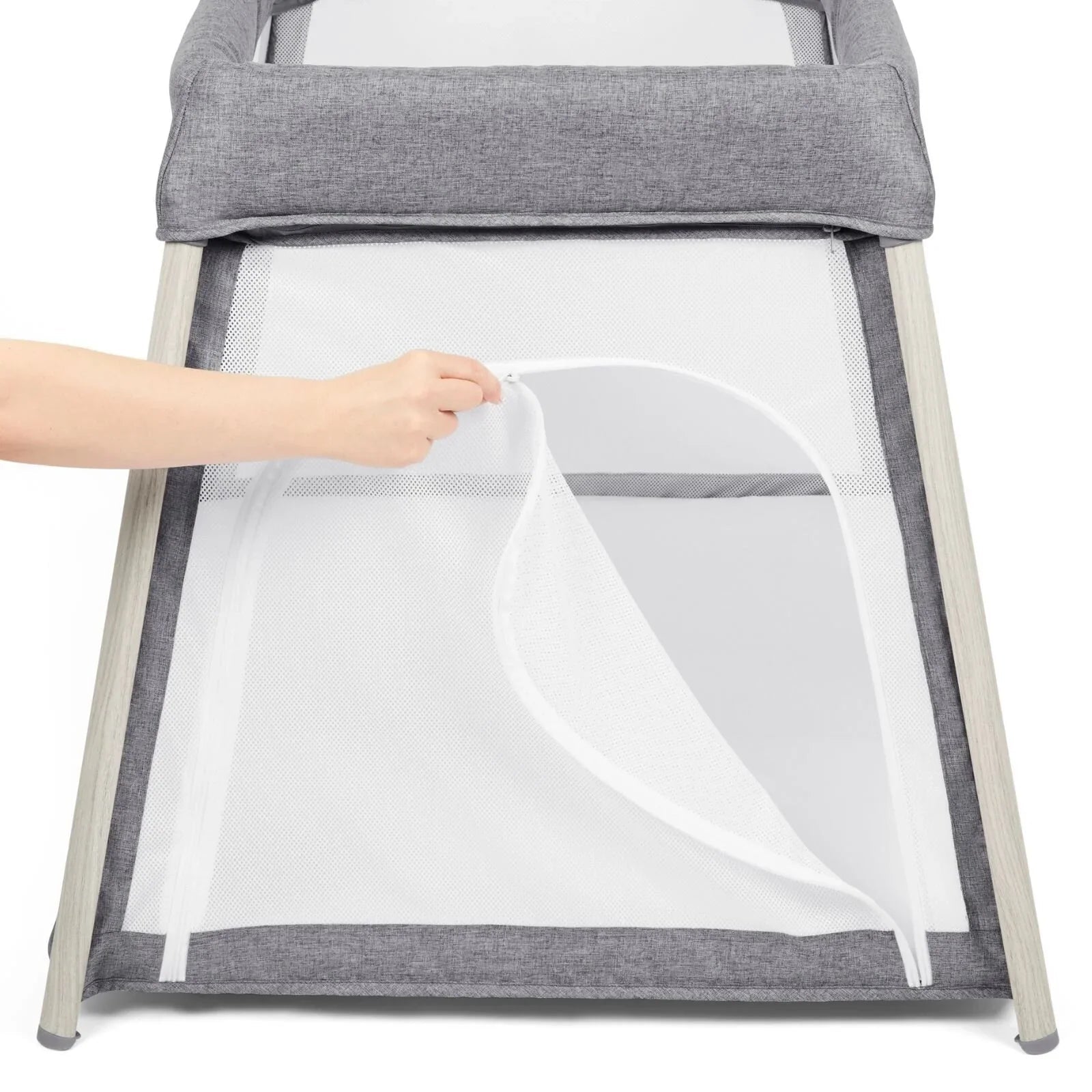 Ickle Bubba Scout 2 - in - 1 Travel Cot & Playpen - Ash Grey - mezetto ebebek ebebek