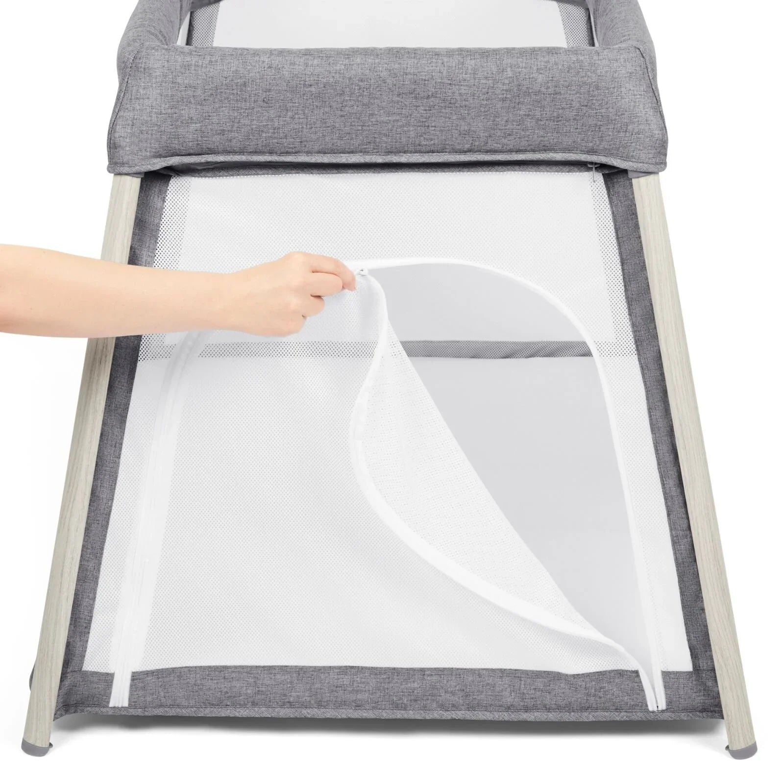 Ickle Bubba Scout 3 - in - 1 Travel Crib Cot & Playpen - Ash Grey - mezetto ebebek ebebek