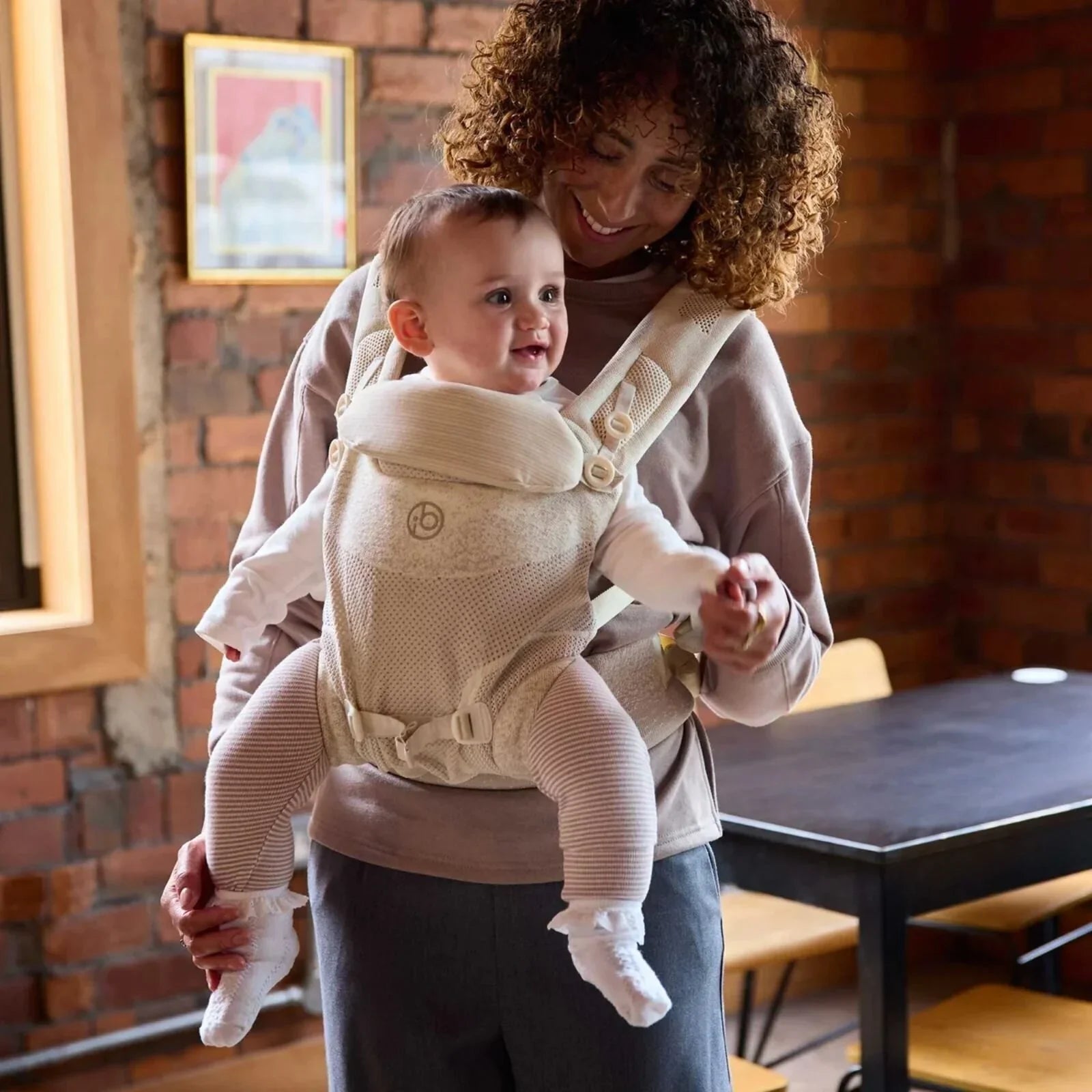 Ickle Bubba Seren 3 - in - 1 Baby Carrier - Stone - mezetto ebebek ebebek