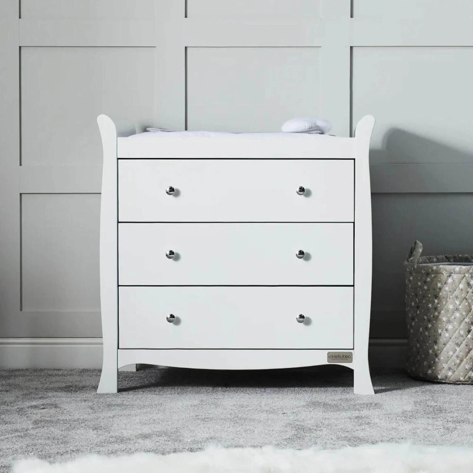 Ickle Bubba Snowdon Changing Unit - White - mezetto ebebek ebebek