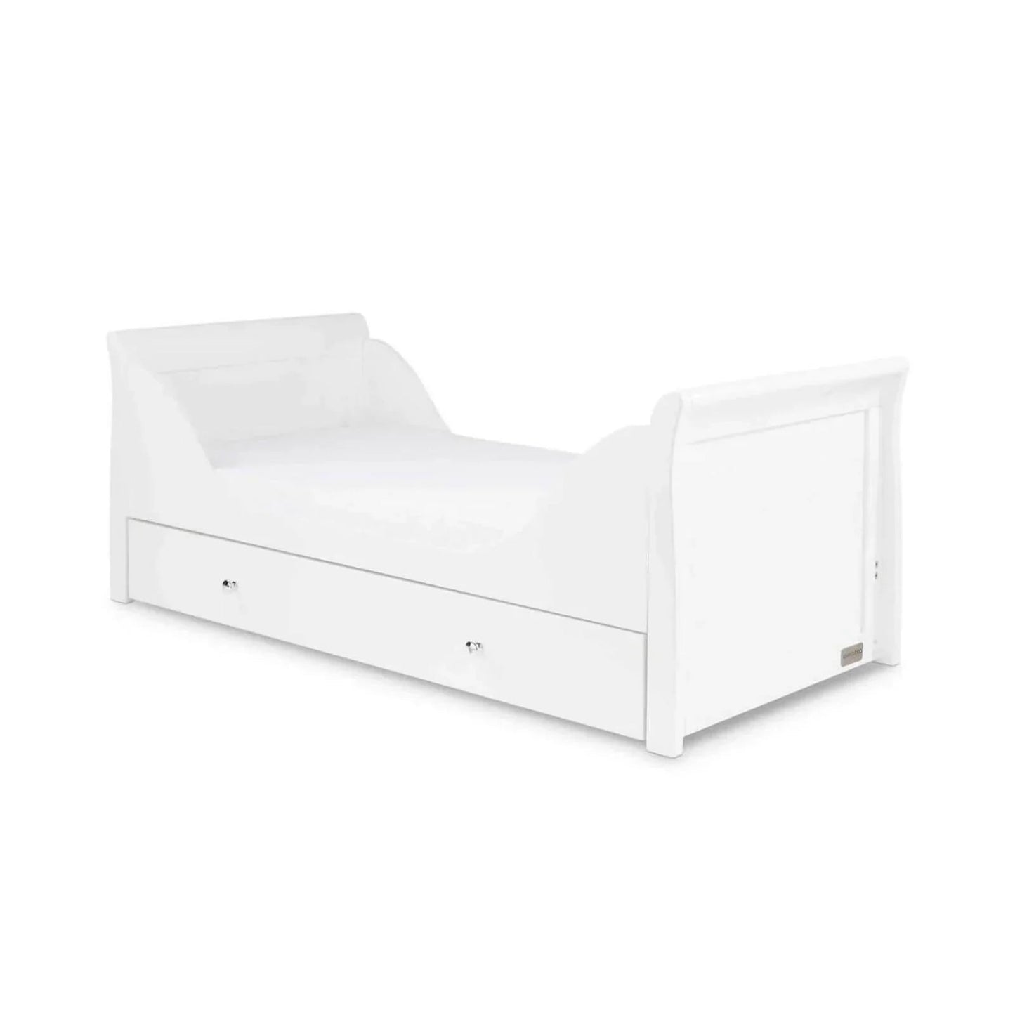 Ickle Bubba Snowdon Classic Cot Bed White - Without Mattress - mezetto ebebek ebebek