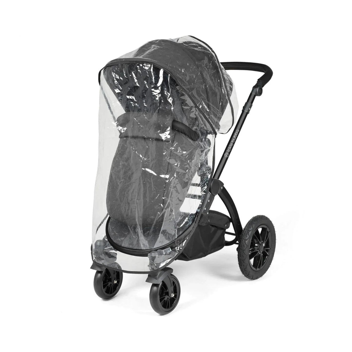 Ickle Bubba Stomp Luxe 2 - in - 1 Pushchair & Carrycot - Black/Charcoal Grey/Black - mezetto ebebek ebebek