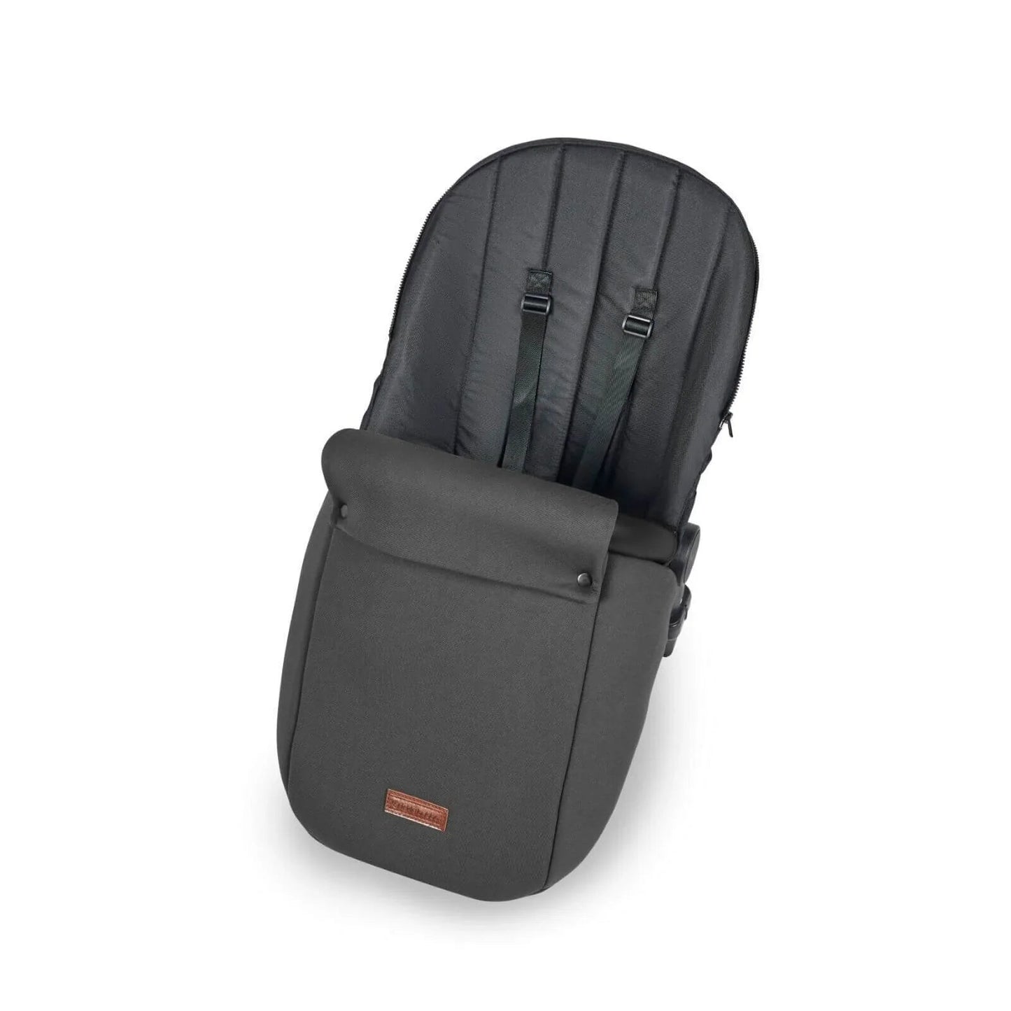 Ickle Bubba Stomp Luxe 2 - in - 1 Pushchair & Carrycot - Black/Charcoal Grey/Black - mezetto ebebek ebebek
