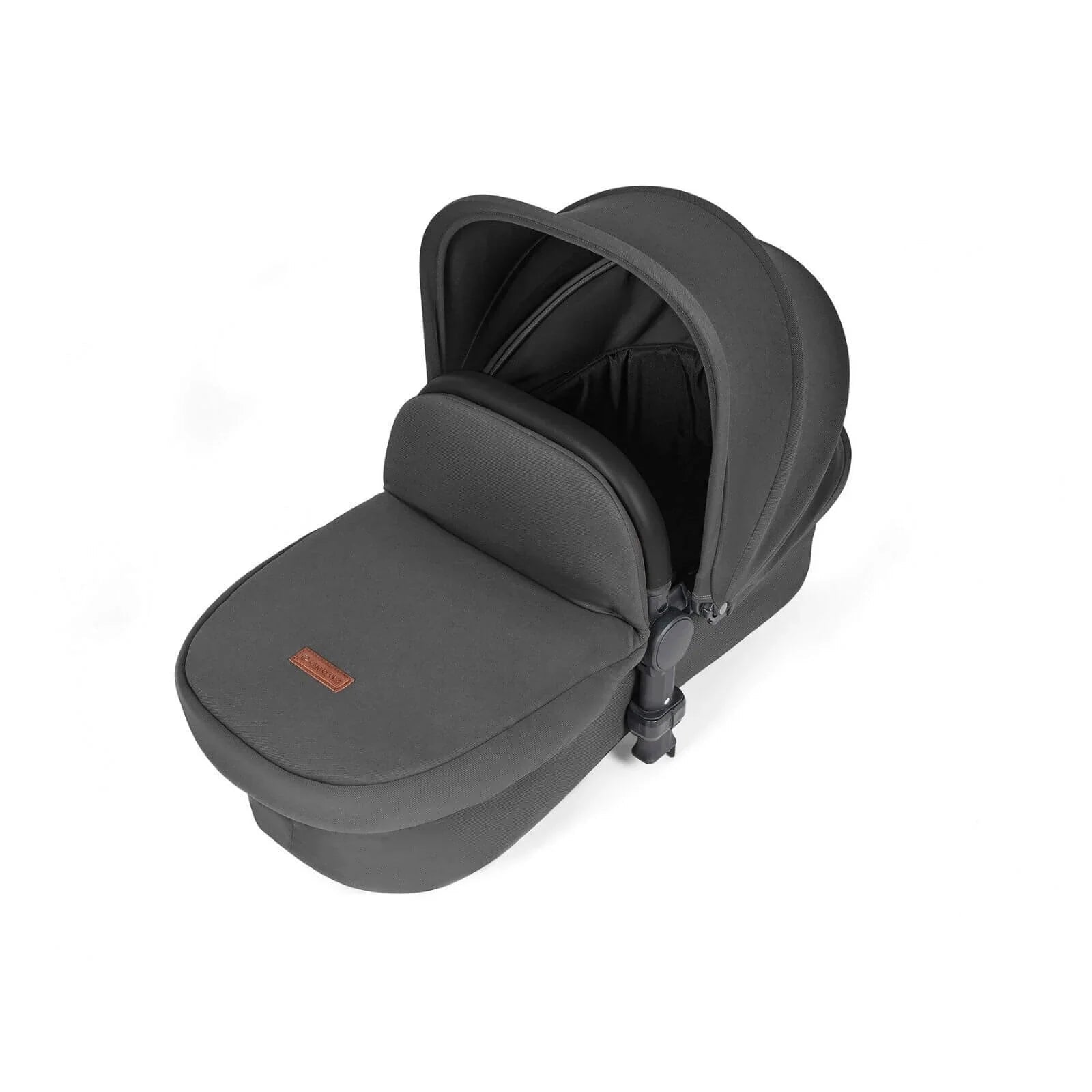 Ickle Bubba Stomp Luxe 2 - in - 1 Pushchair & Carrycot - Black/Charcoal Grey/Black - mezetto ebebek ebebek