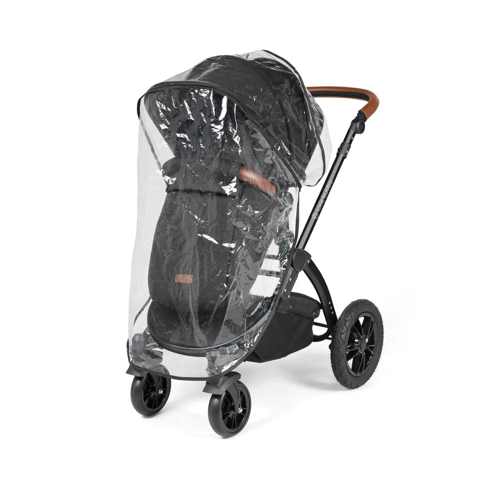 Ickle Bubba Stomp Luxe 2 - in - 1 Pushchair & Carrycot - Black/Midnight/Tan - mezetto ebebek ebebek