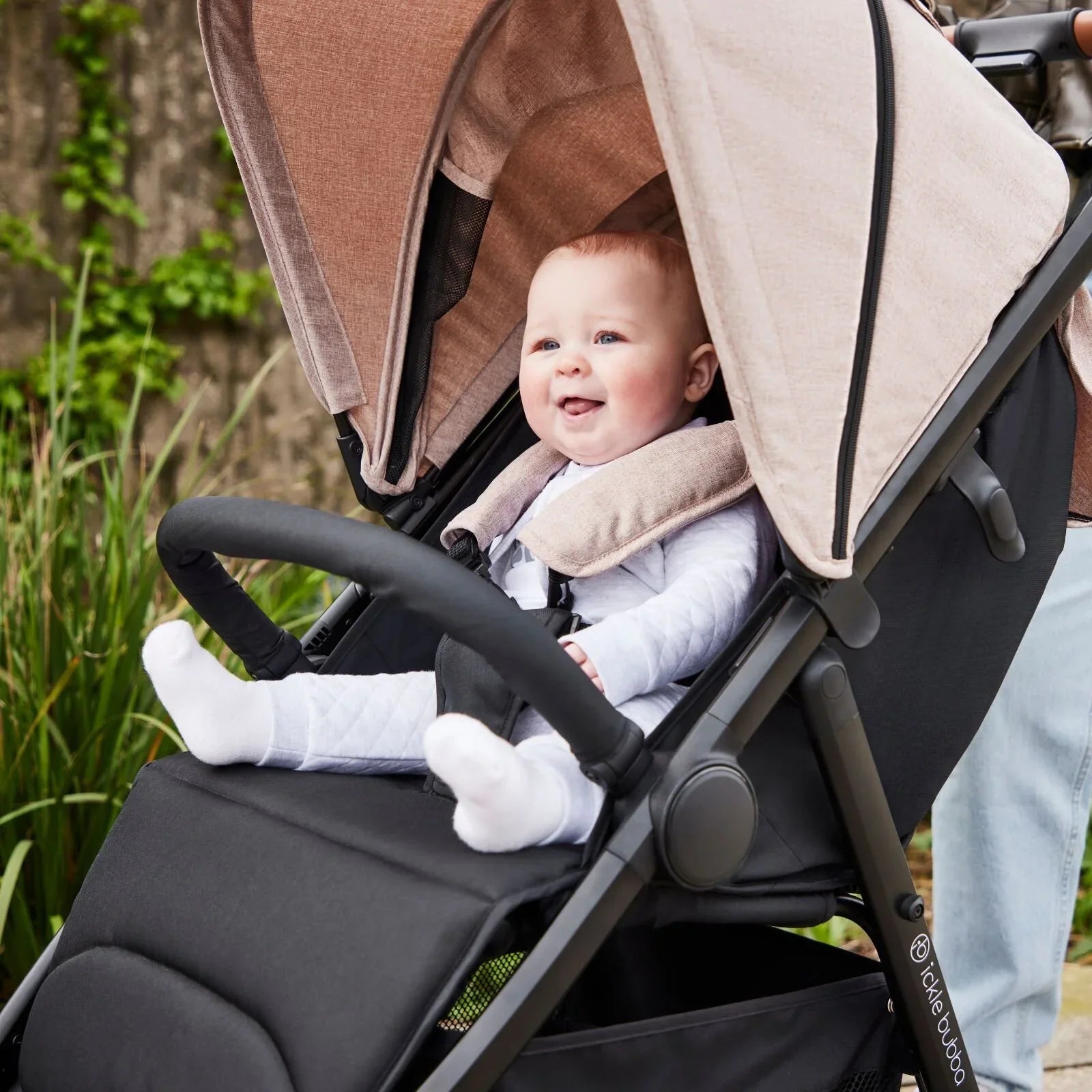 Ickle Bubba Stomp Stride Max Stroller - Midnight - mezetto ebebek ebebek