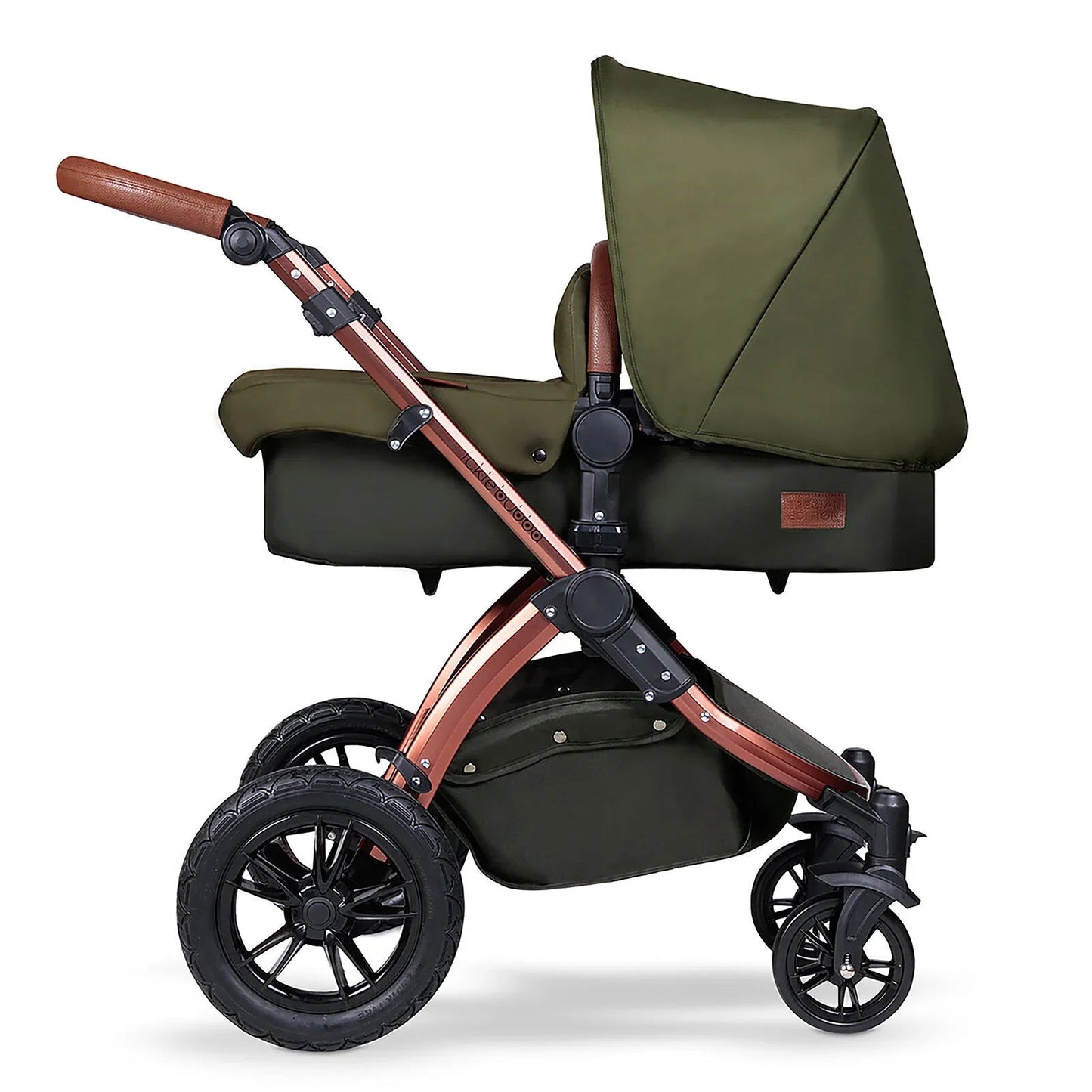 Ickle Bubba Stomp V4 2 In 1 Carrycot & Pushchair - Bronze - mezetto ebebek ebebek