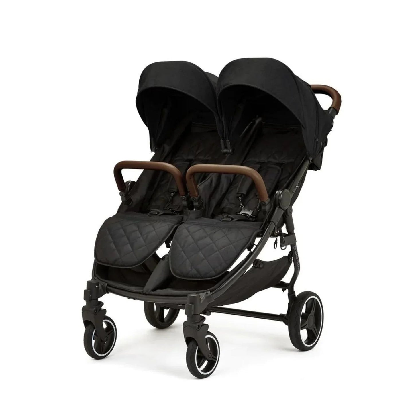Ickle Bubba Venus Double Stroller - Black - mezetto ebebek ebebek