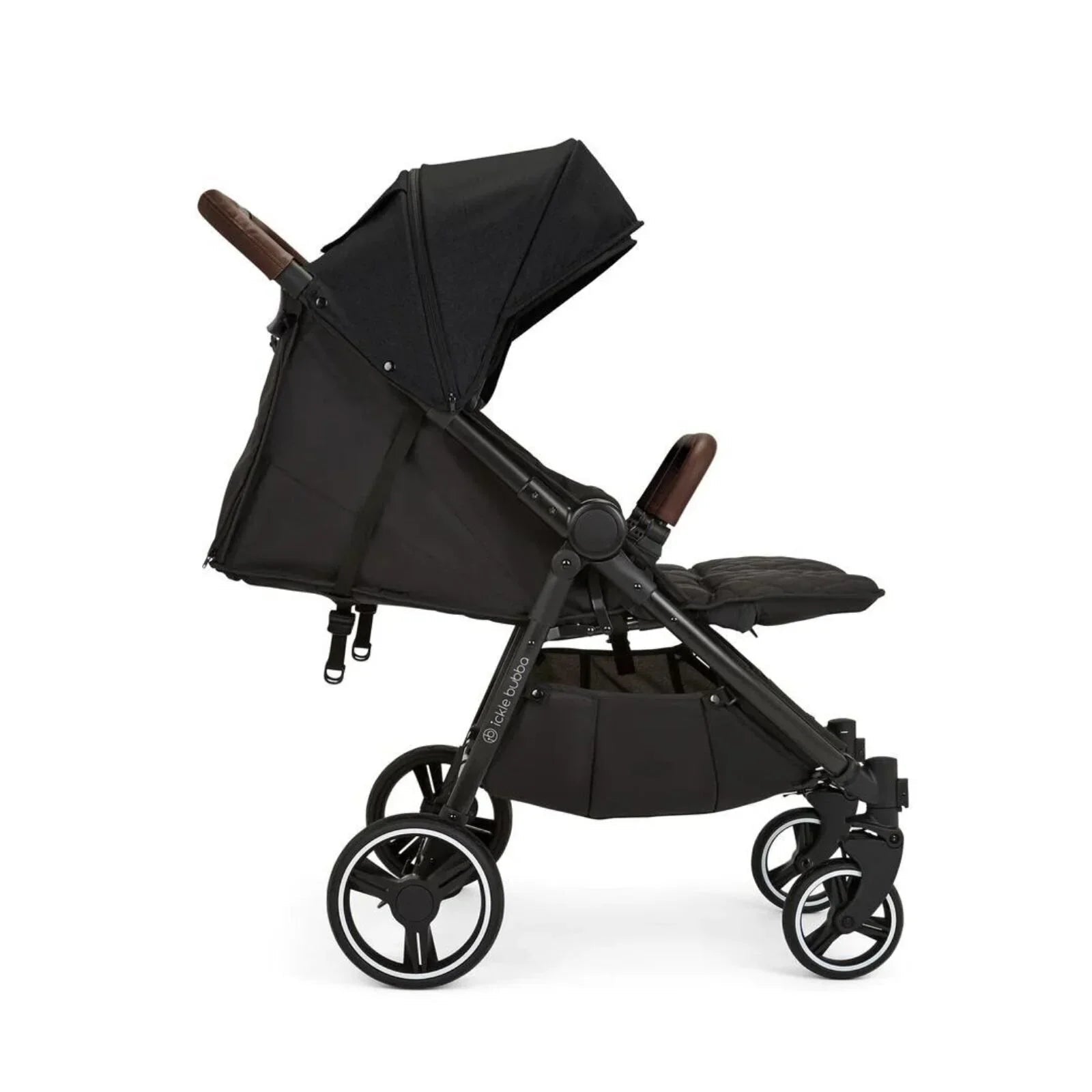 Ickle Bubba Venus Double Stroller - Black - mezetto ebebek ebebek