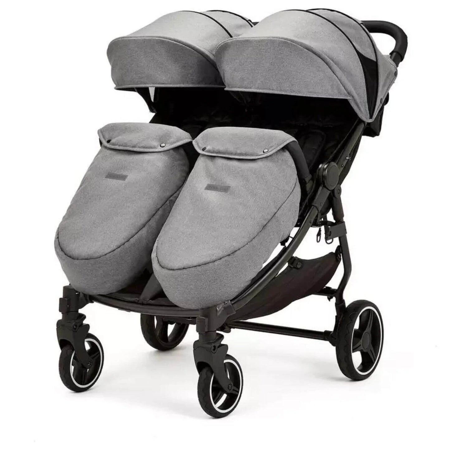 Ickle Bubba Venus Max Double Stroller - Space Grey - mezetto ebebek ebebek