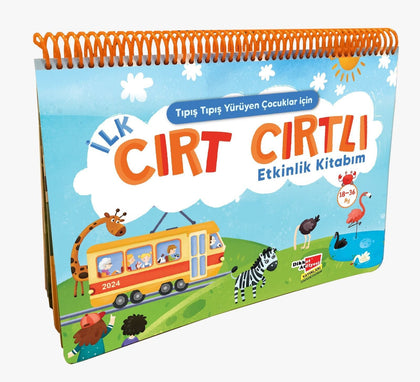 İlk Etkinlik Kitabım Cırtlı 16-36 Ay - Dikkat Atölyesi Yayınları Kitap
