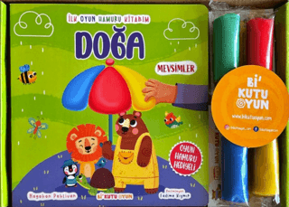 İlk Oyun Hamuru Kitabım - Doğa - Bi Kutu Oyun Kitap