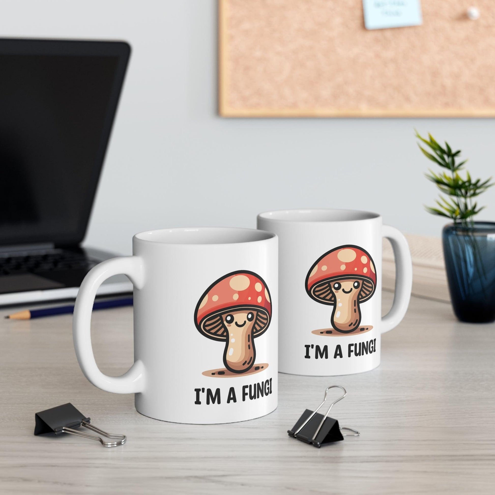 I’m a Fungi Mushroom Mug | 11 oz Pun - Lover Gift - mezetto KEOLIX KEOLIX