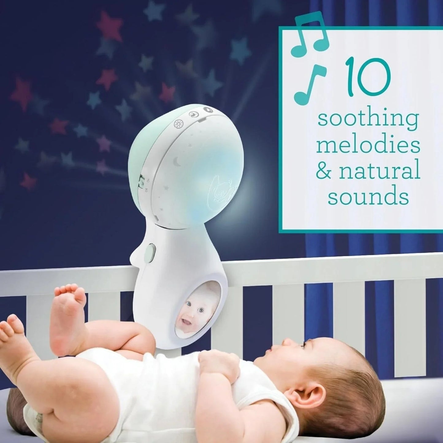 Infantino 3 - in - 1 Musical & Convertible Mobile Projector - mezetto ebebek ebebek